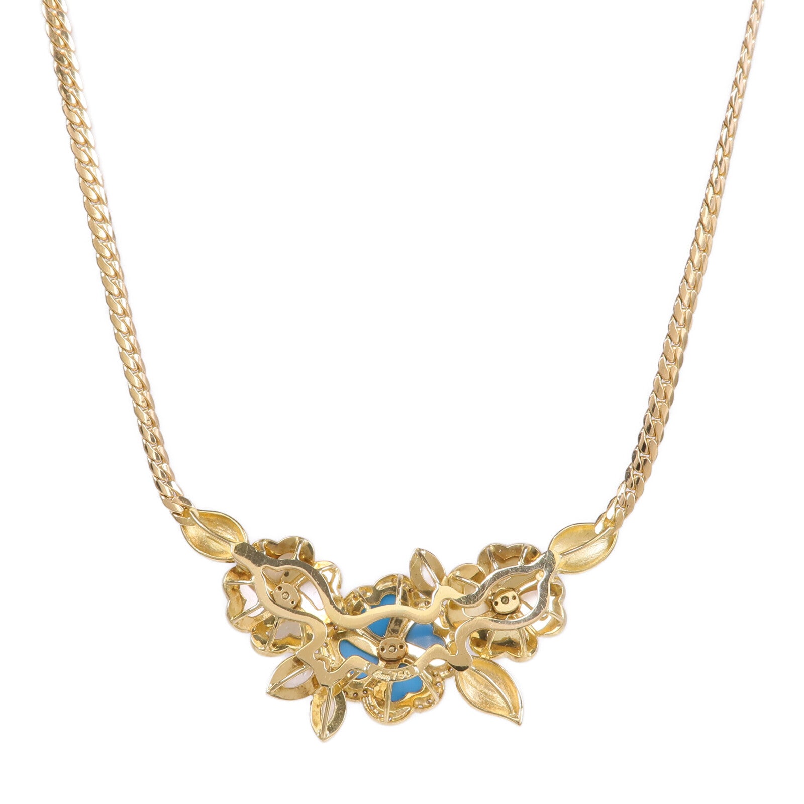 JEWELRY 18K黃金Turquoise Necklace綠松石項鍊
