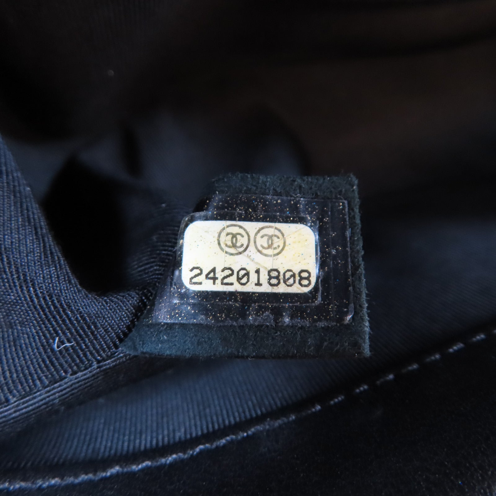 CHANEL 斜紋牛皮皮革Le Boy Chain Shoulder Bag銀扣鏈帶肩背袋黑色