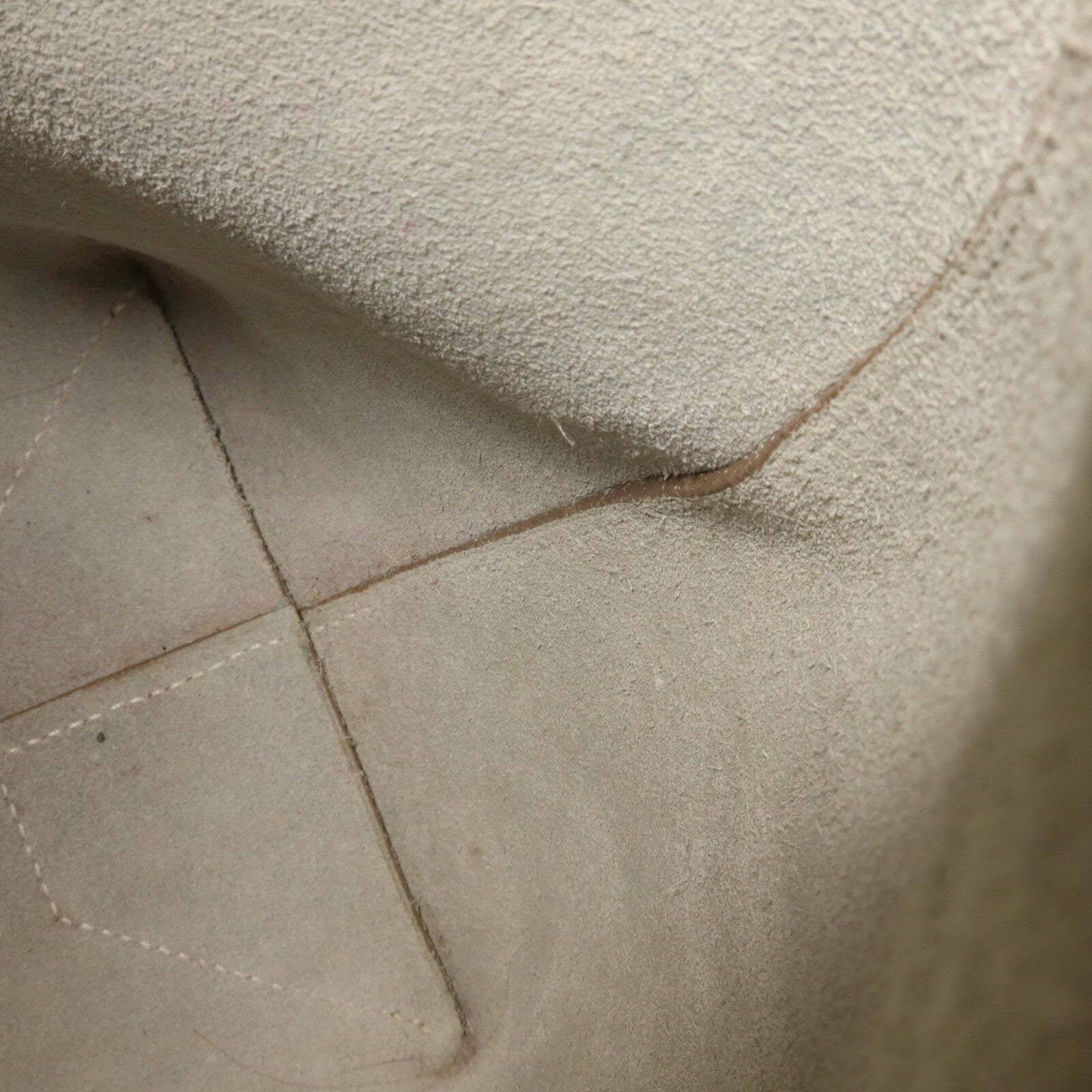 HERMES Clemence皮革Cabasellier 46手挽袋Craie