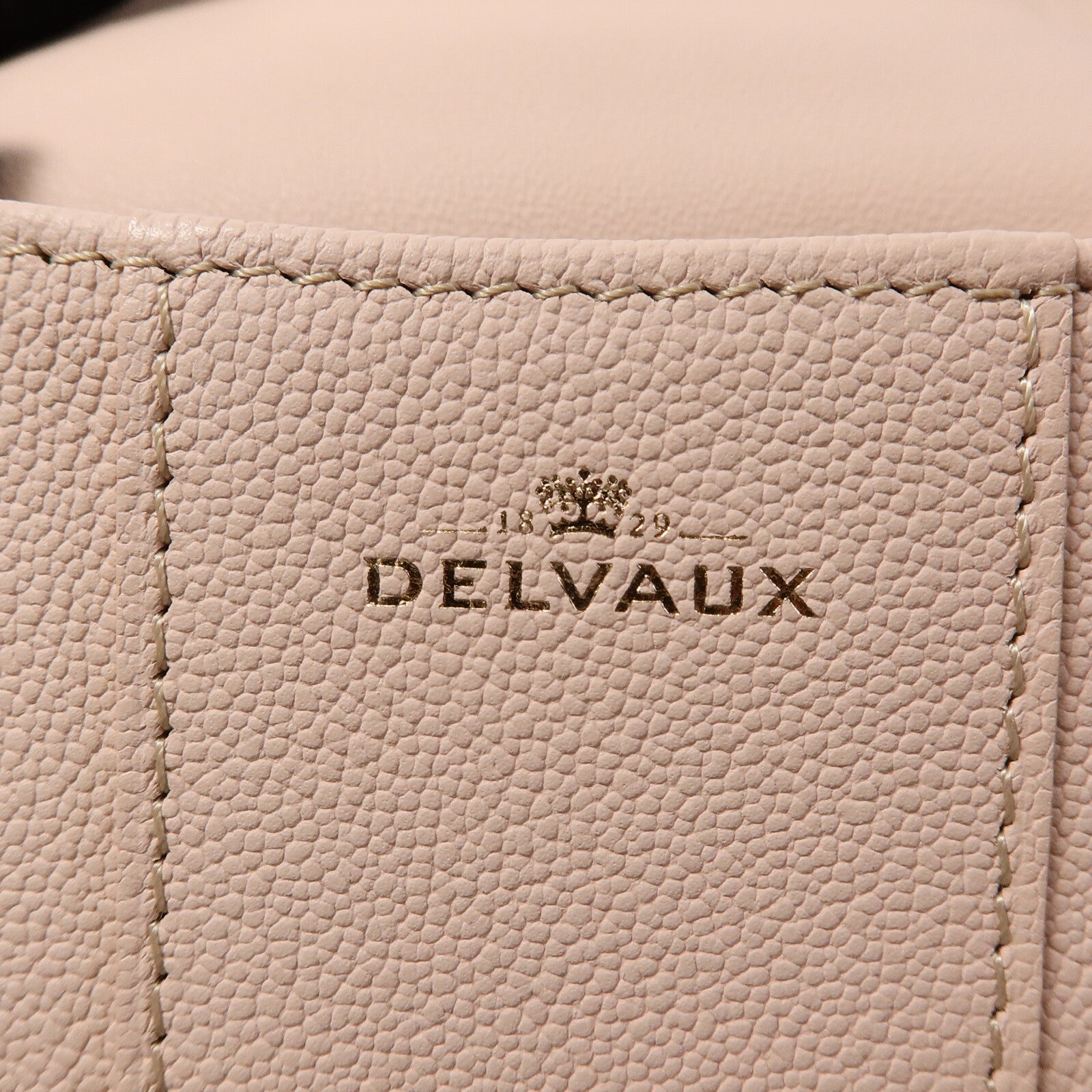 Delvaux 牛皮皮革Brillant Mini手挽肩背兩用袋