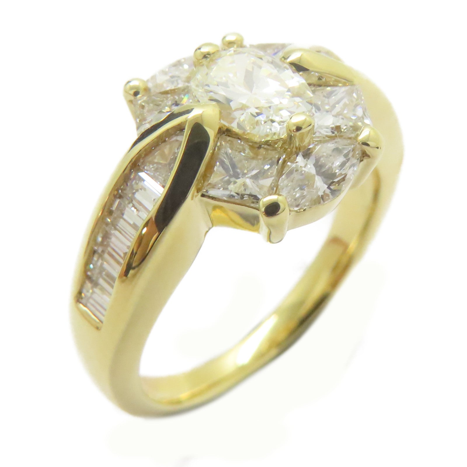 JEWELRY 【激減優惠】18K黃金Diamond Ring 0.531ct鑽石戒指US#6.25