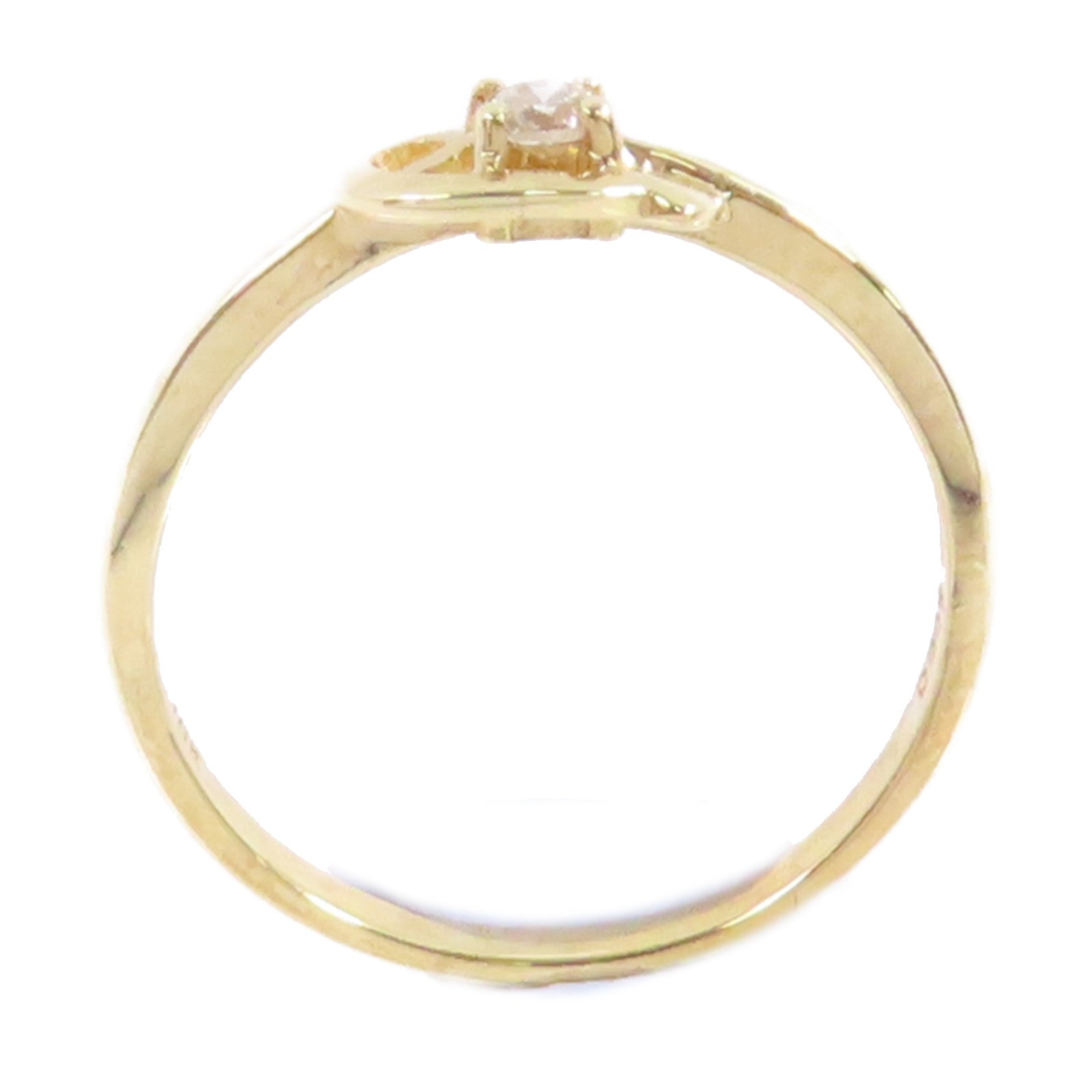 JEWELRY 18K黃金/鑽石Diamond Ring戒指US#6.5