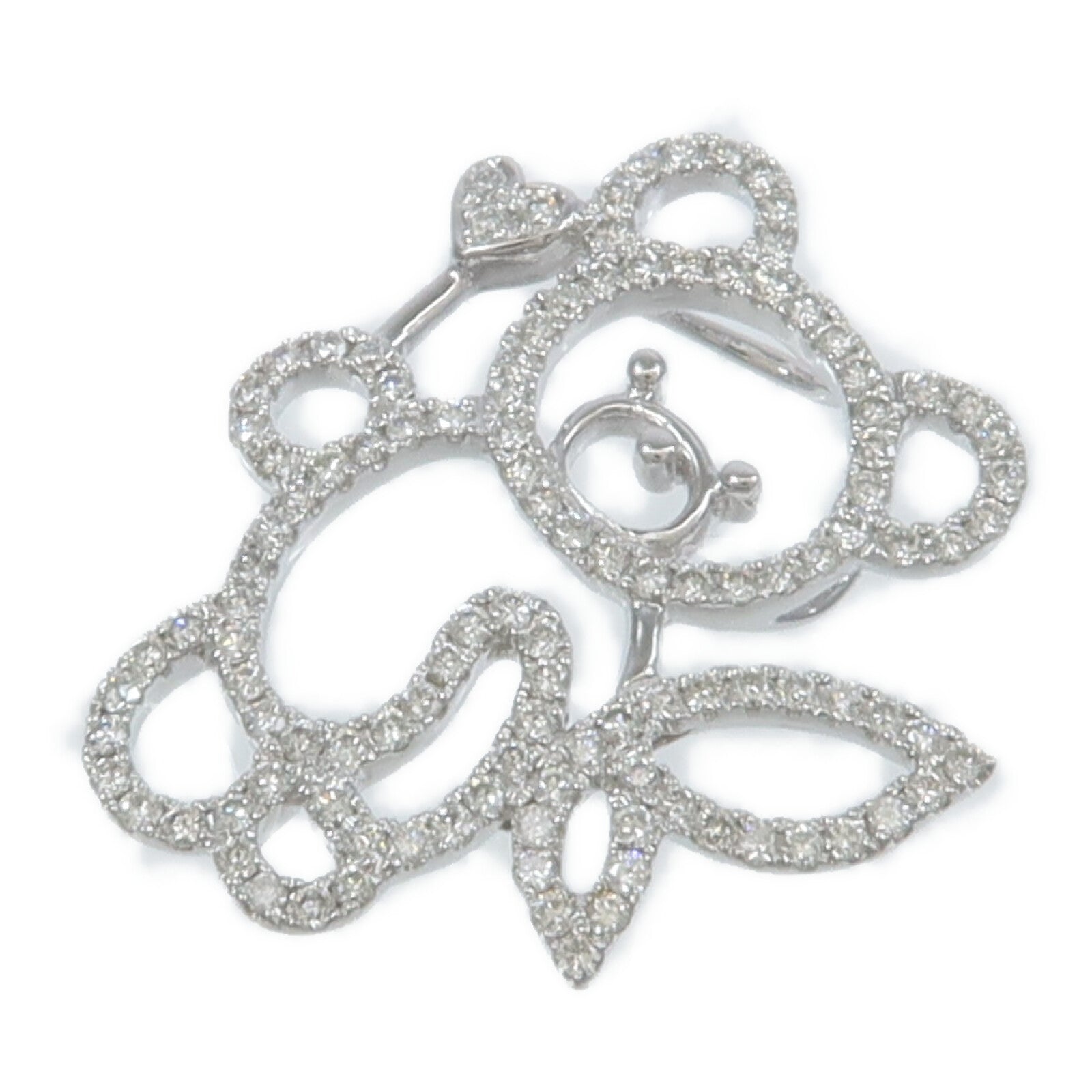JEWELRY 18K白金Diamond Pendant鑽石吊墜