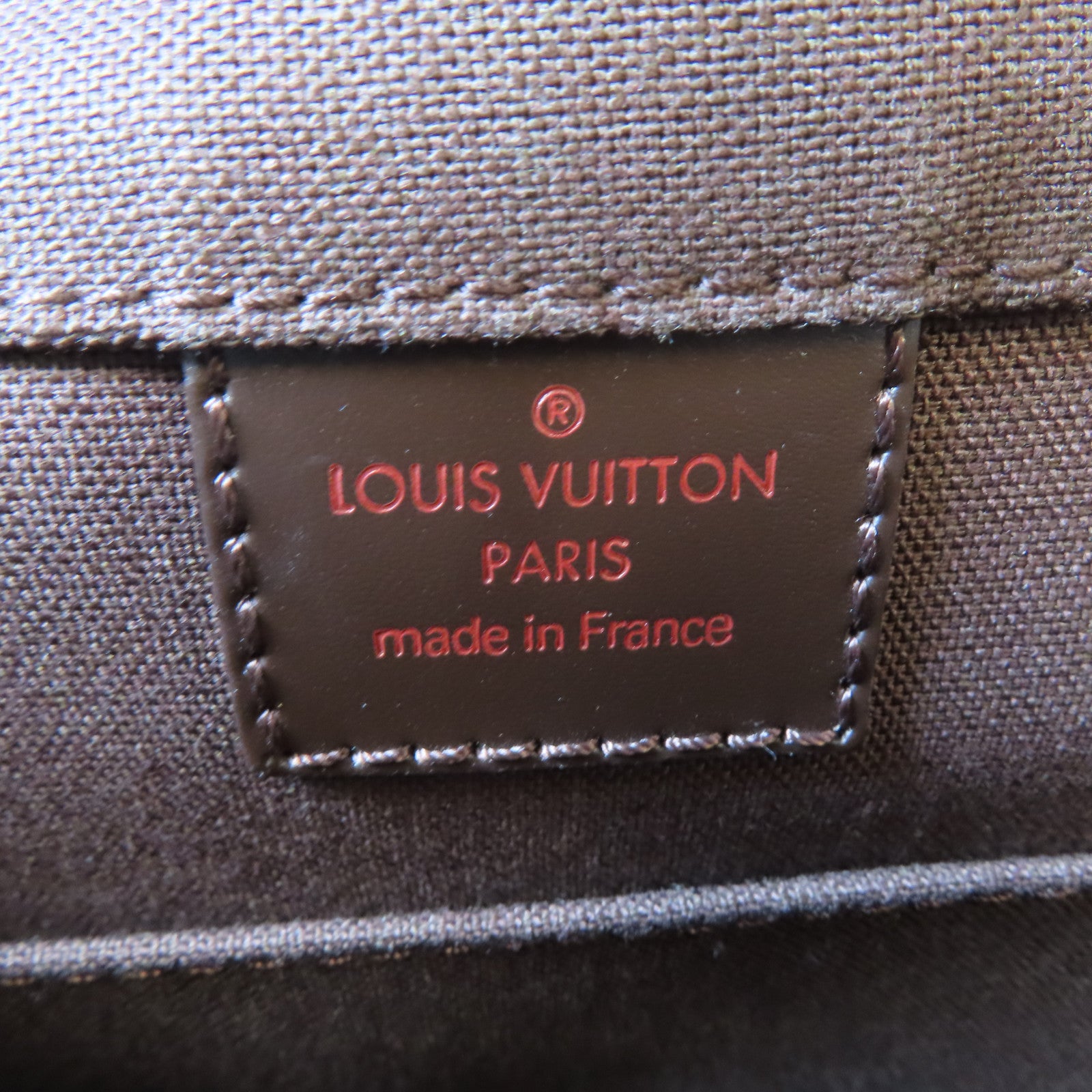 LOUIS VUITTON Damier Bastille金扣肩背袋棕色