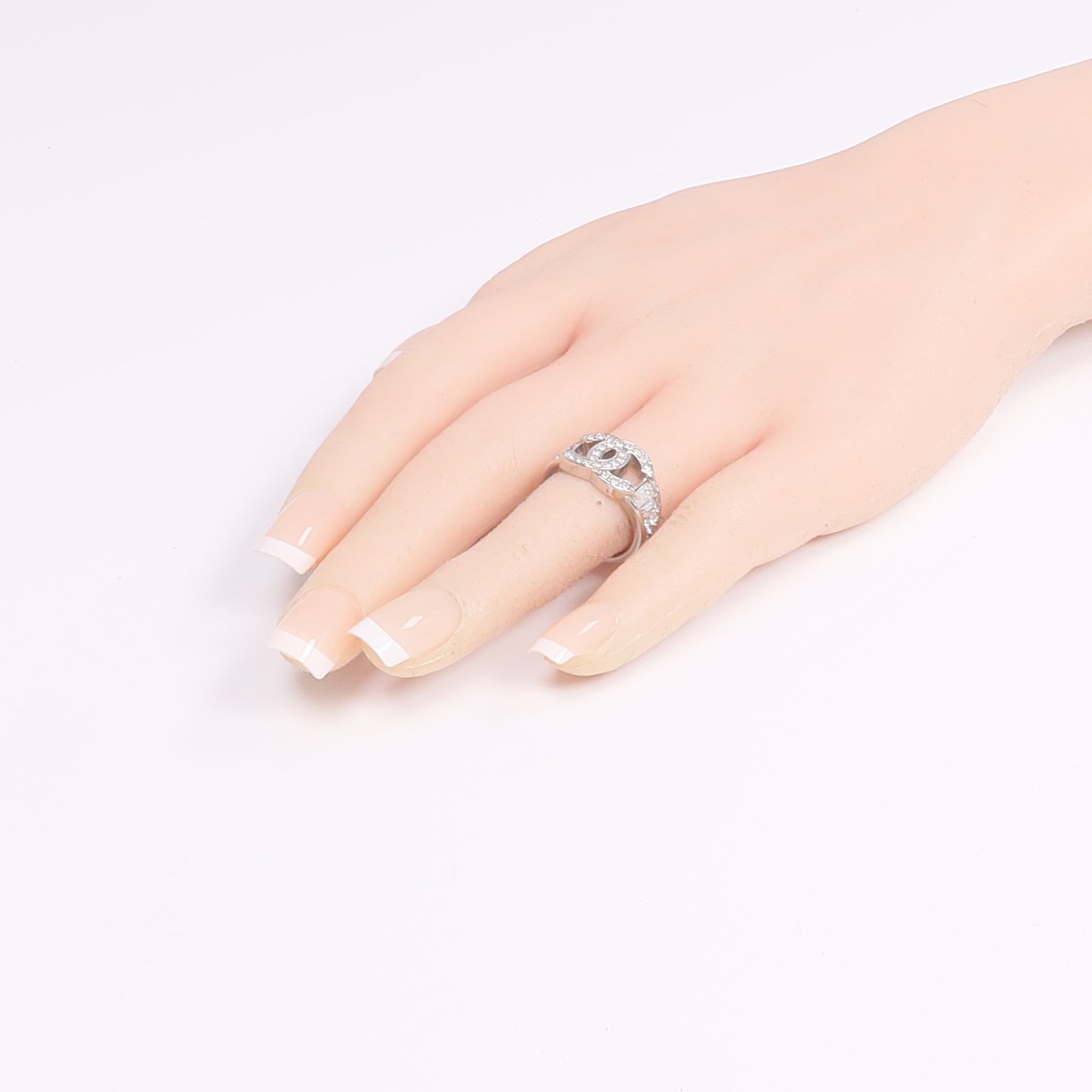 CHANEL 金屬Coco Mark Ring戒指