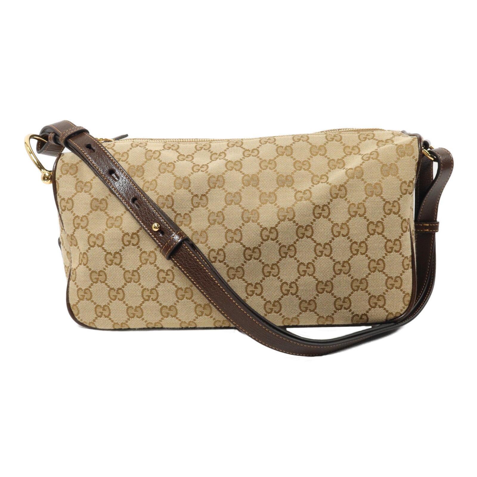 GUCCI 帆布Half Horsebit Medium肩背袋