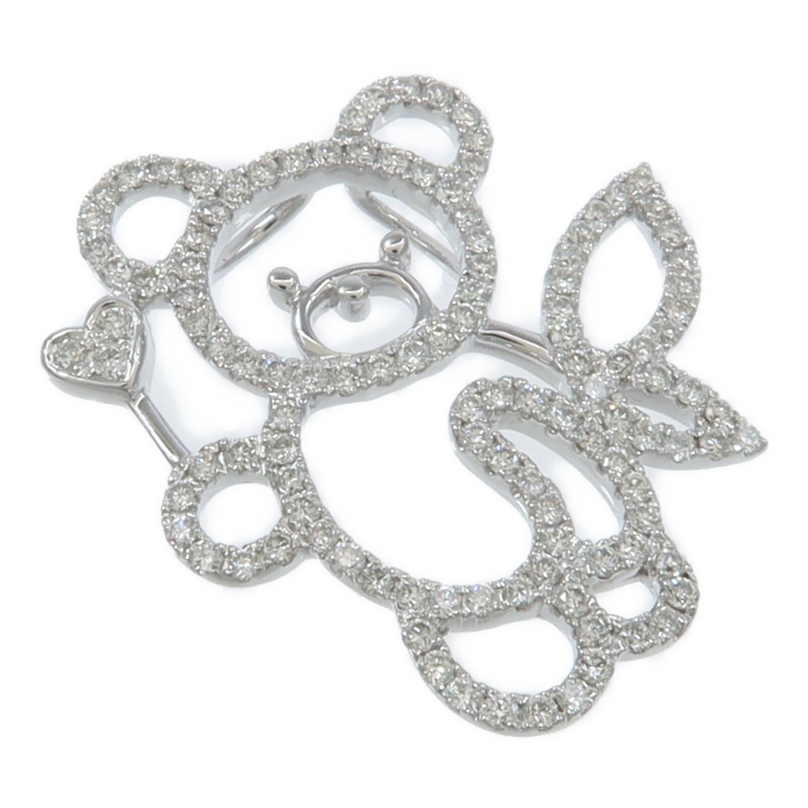 JEWELRY 18K白金Diamond Pendant鑽石吊墜