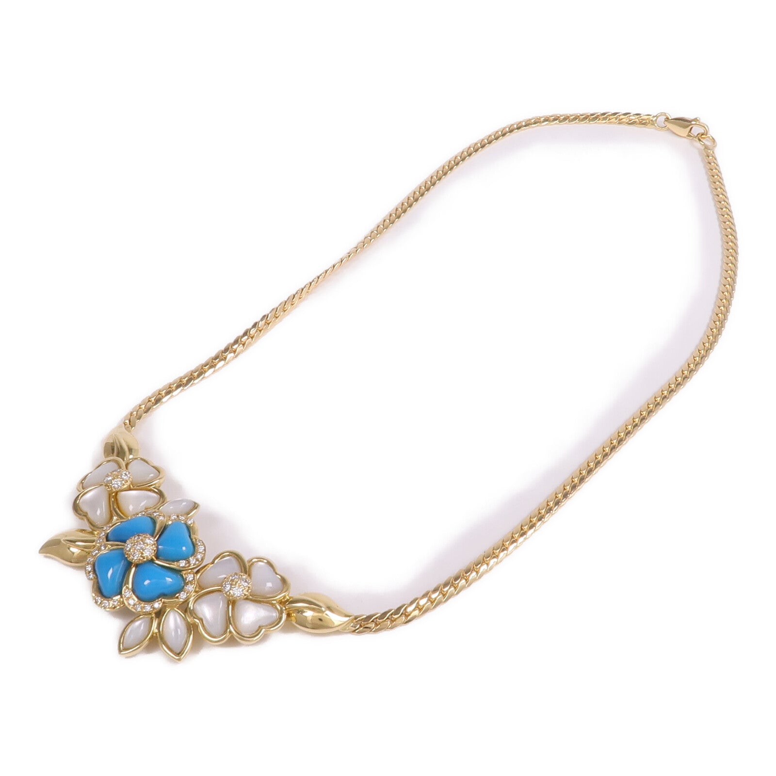 JEWELRY 18K黃金Turquoise Necklace綠松石項鍊