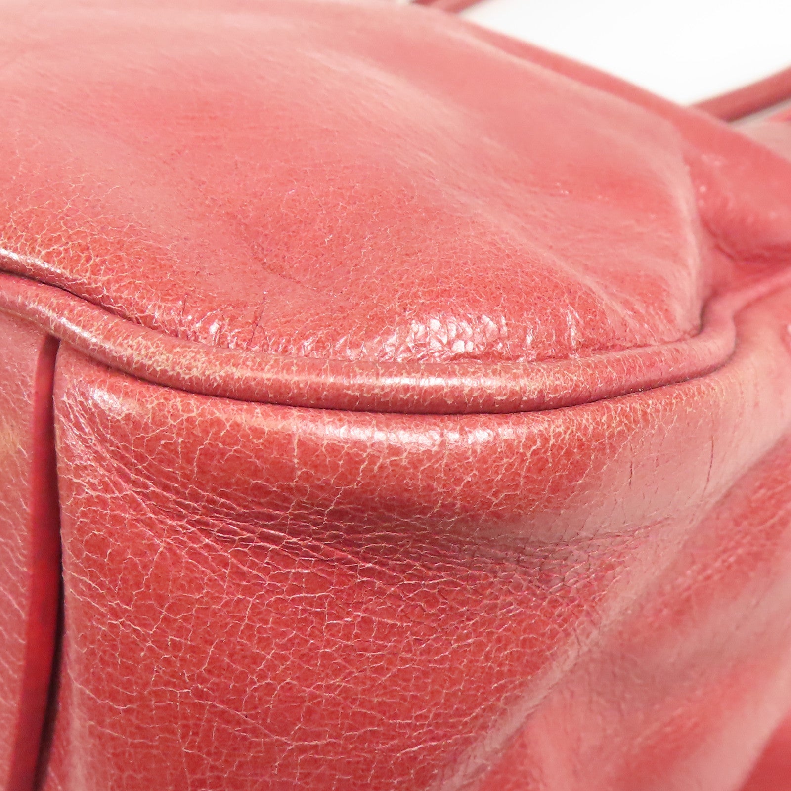 Miu Miu 牛皮皮革2 Way Shoulder金扣手挽肩背兩用袋