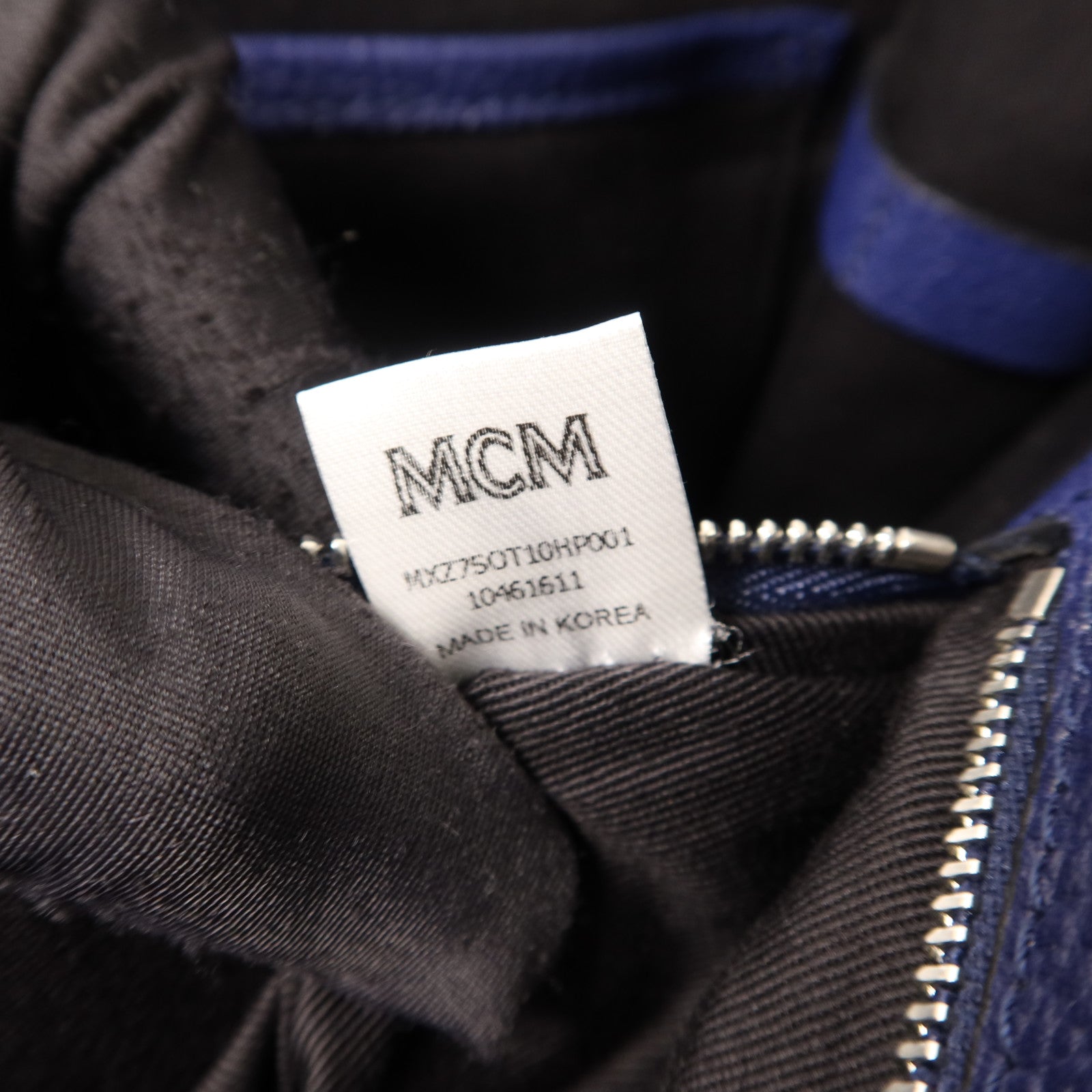 MCM 【激減優惠】牛皮皮革Pouch銀扣手拿包