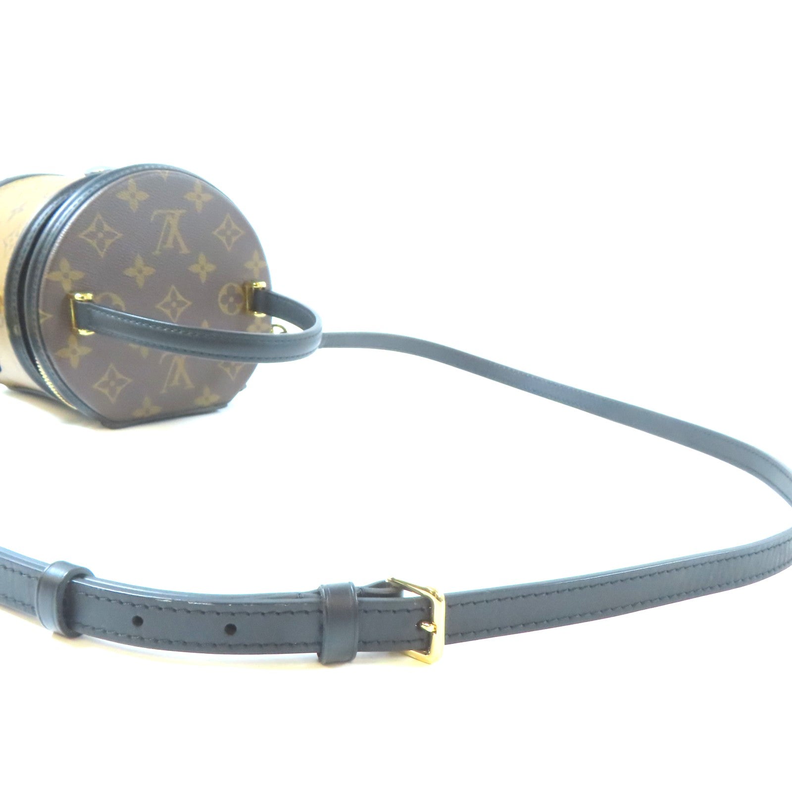 LOUIS VUITTON 【激減優惠】Monogram Cannes金扣手挽肩背兩用袋啡色