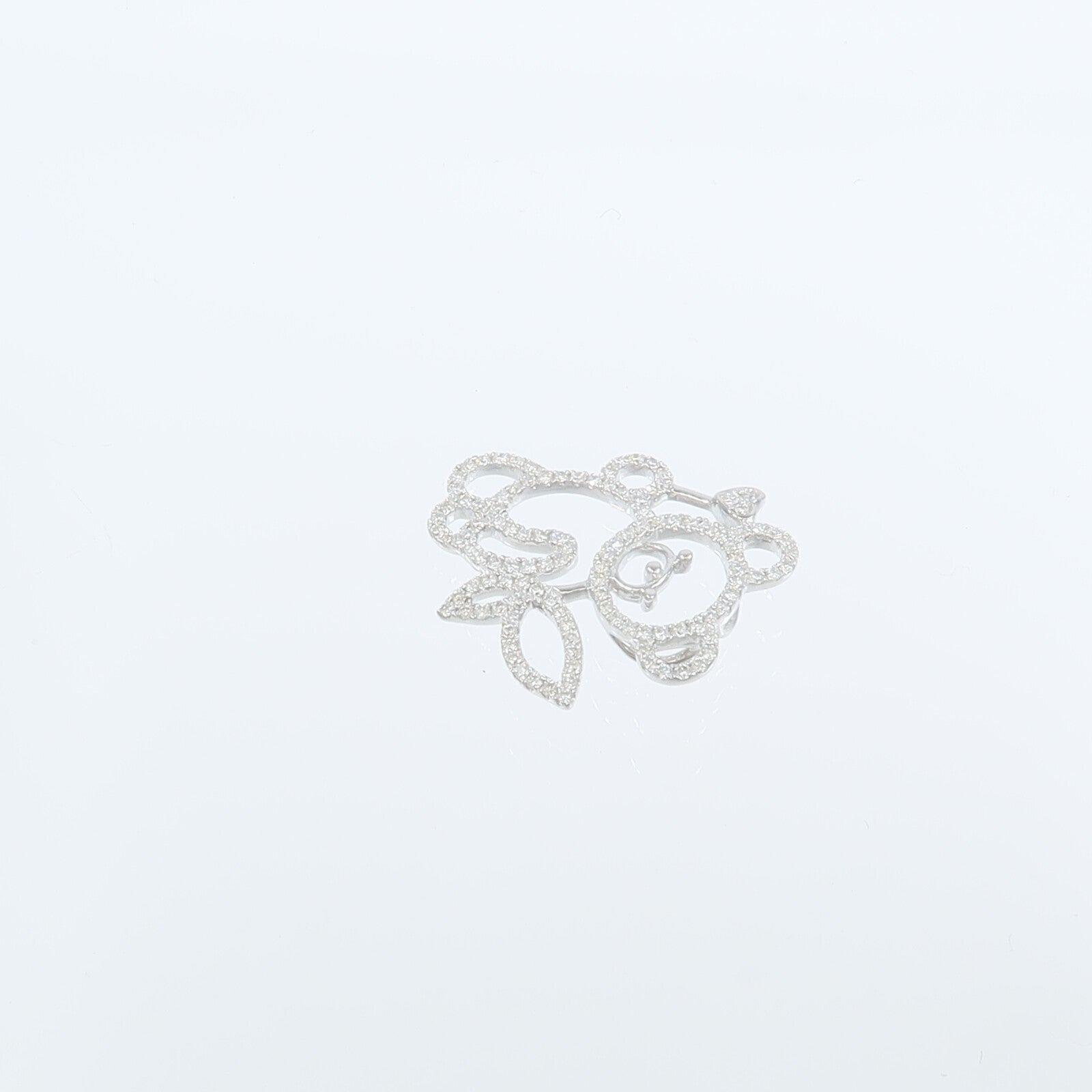 JEWELRY 18K白金Diamond Pendant鑽石吊墜