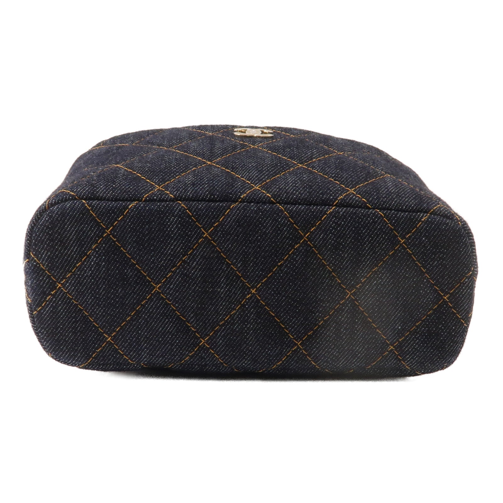 CHANEL 牛仔布Classic Clutch With Chain鏈帶手挽肩背兩用袋