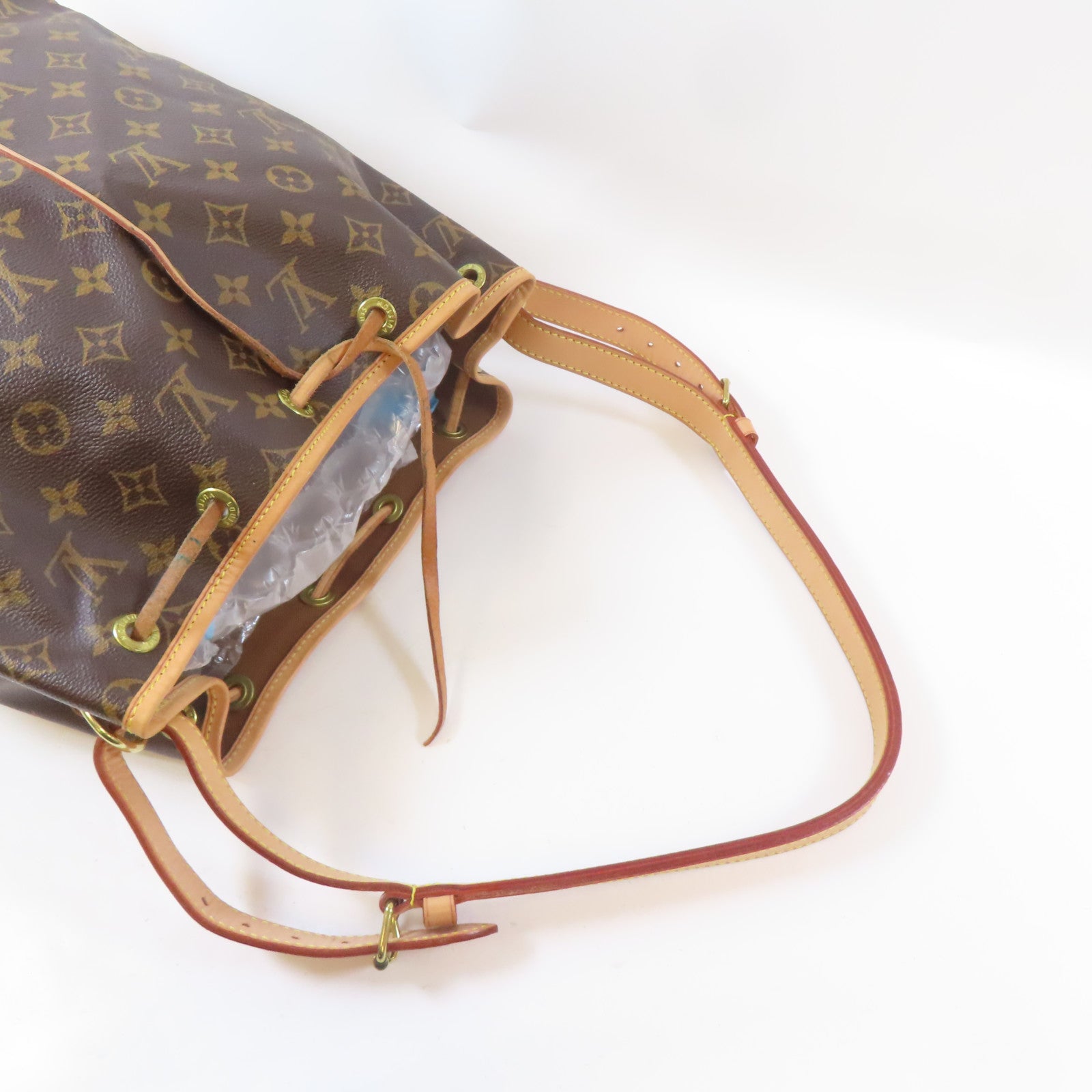 LOUIS VUITTON 【激減優惠】Monogram Noe GM金扣肩背袋啡色