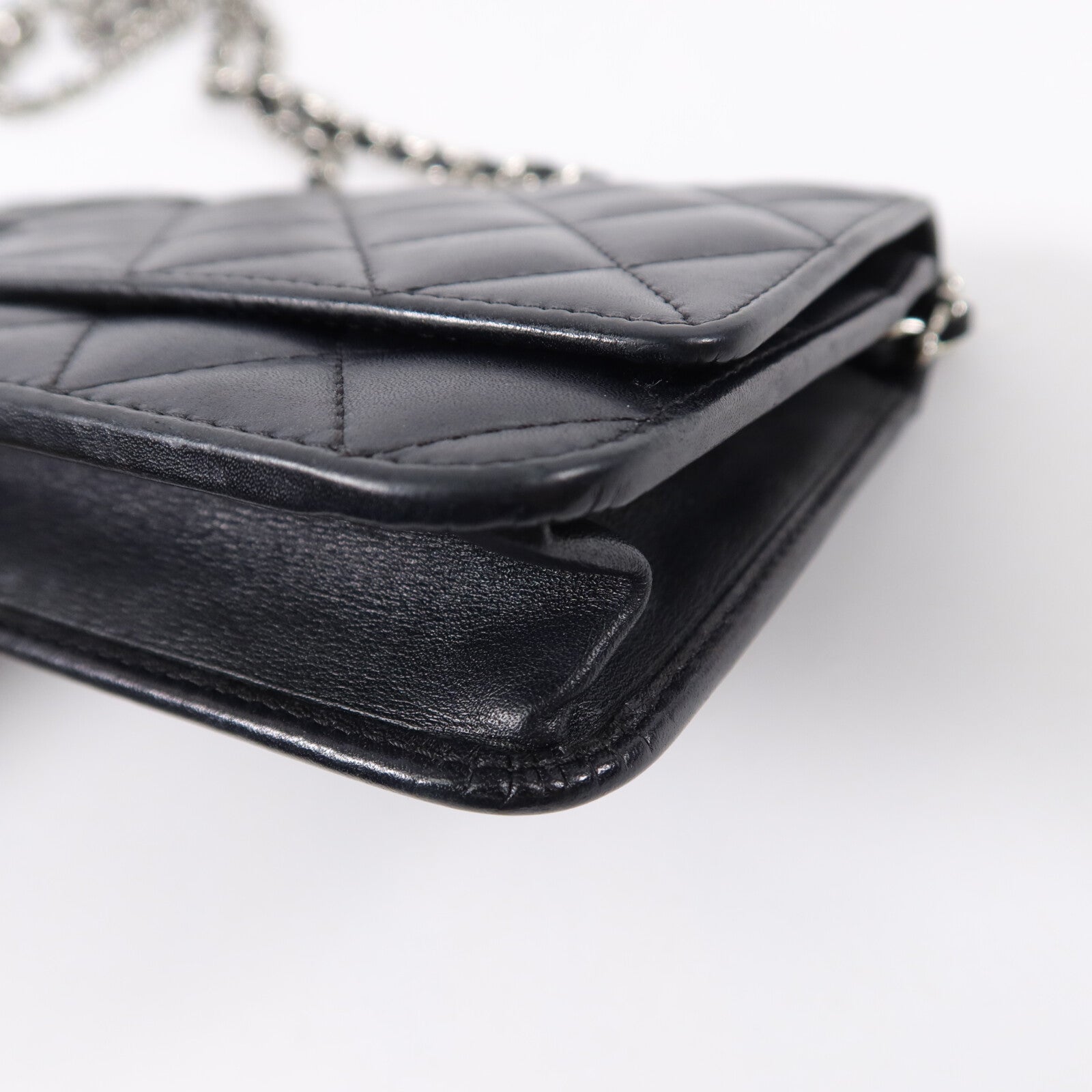CHANEL 牛皮皮革Wallet On Chain鏈帶肩背袋