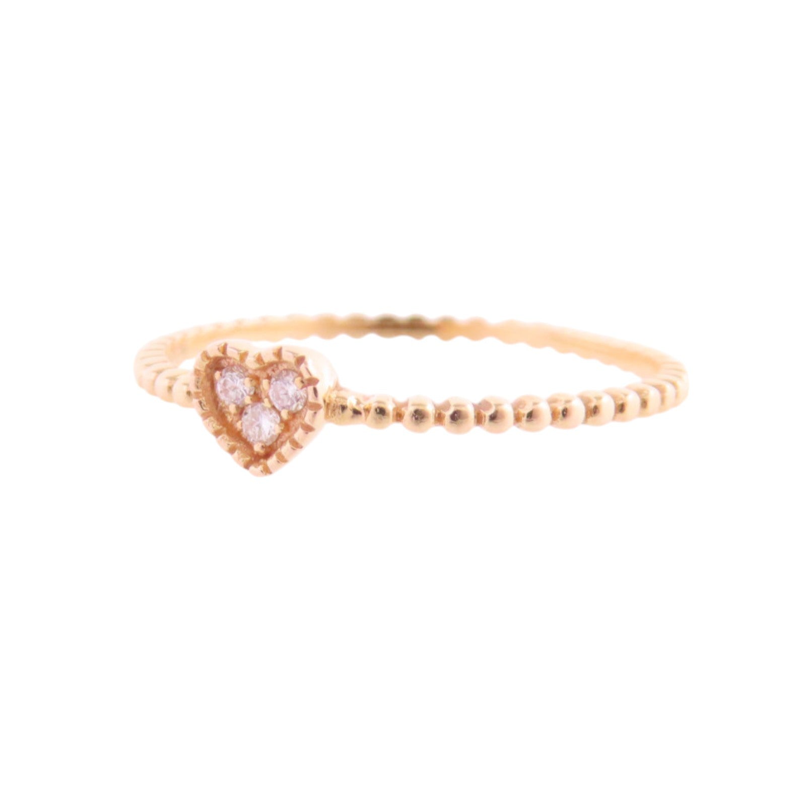JEWELRY 18K玫瑰金/鑽石Diamond Ring戒指US#5.25