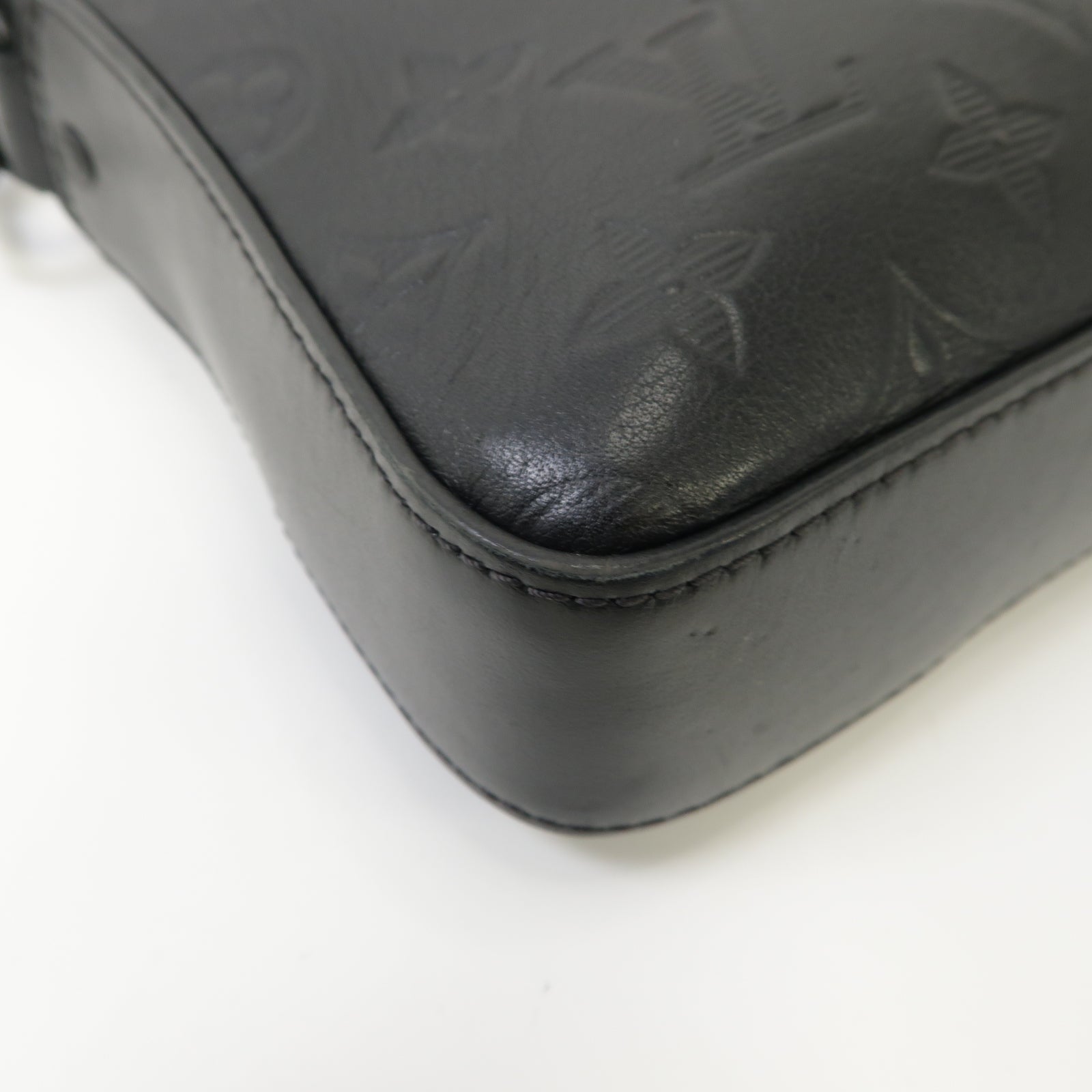 LOUIS VUITTON Monogram Shadow Duo Shoulder Bag肩背袋黑色