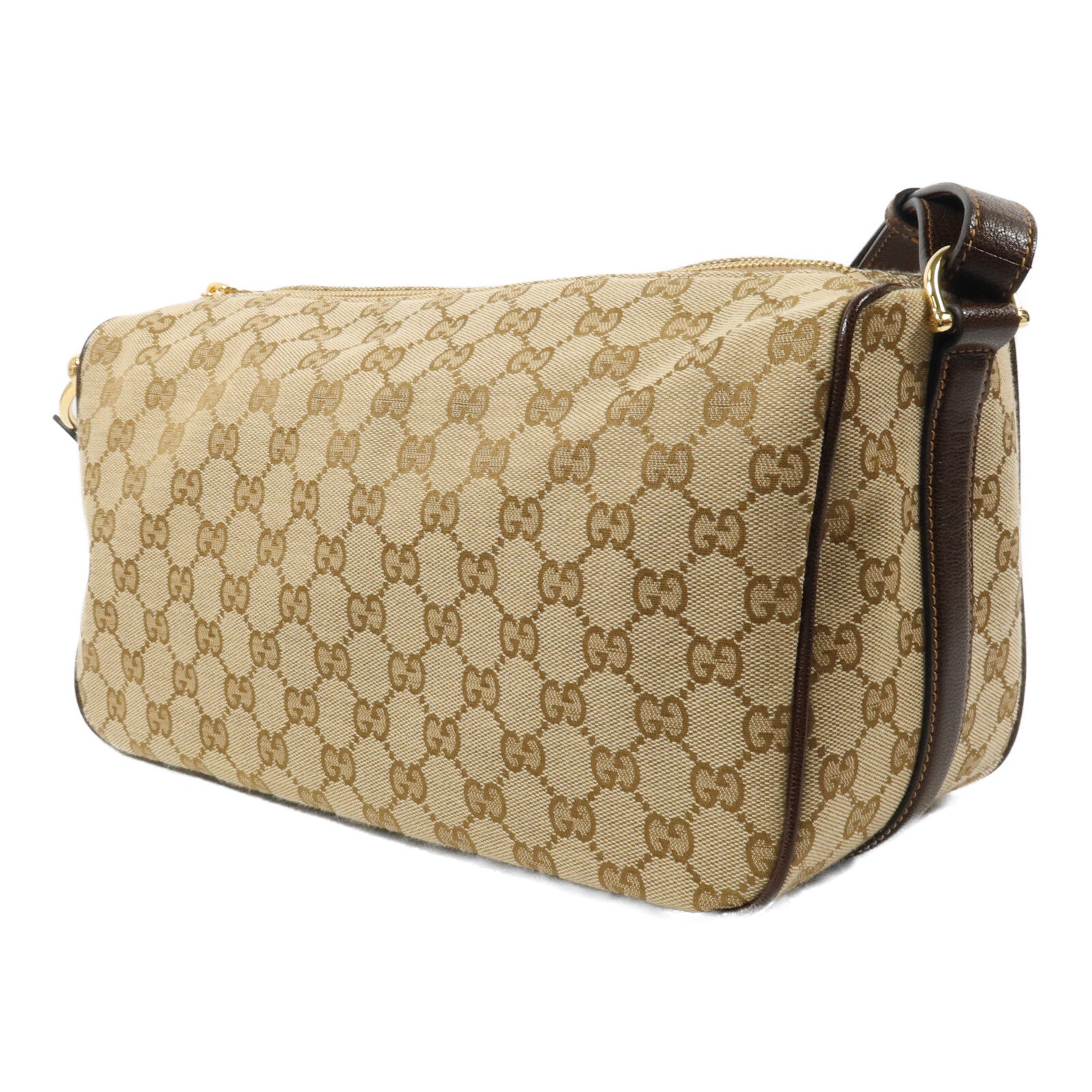 GUCCI 帆布Half Horsebit Medium肩背袋