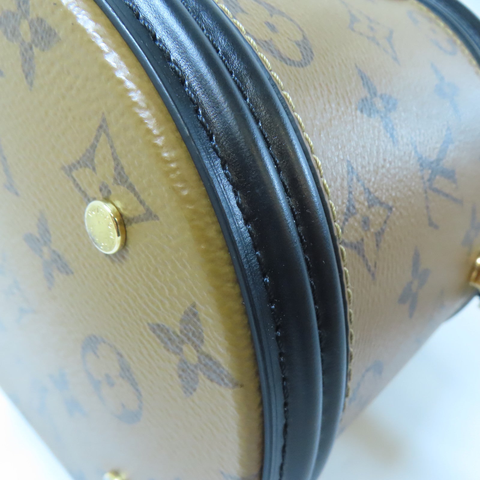 LOUIS VUITTON 【激減優惠】Monogram Cannes金扣手挽肩背兩用袋啡色