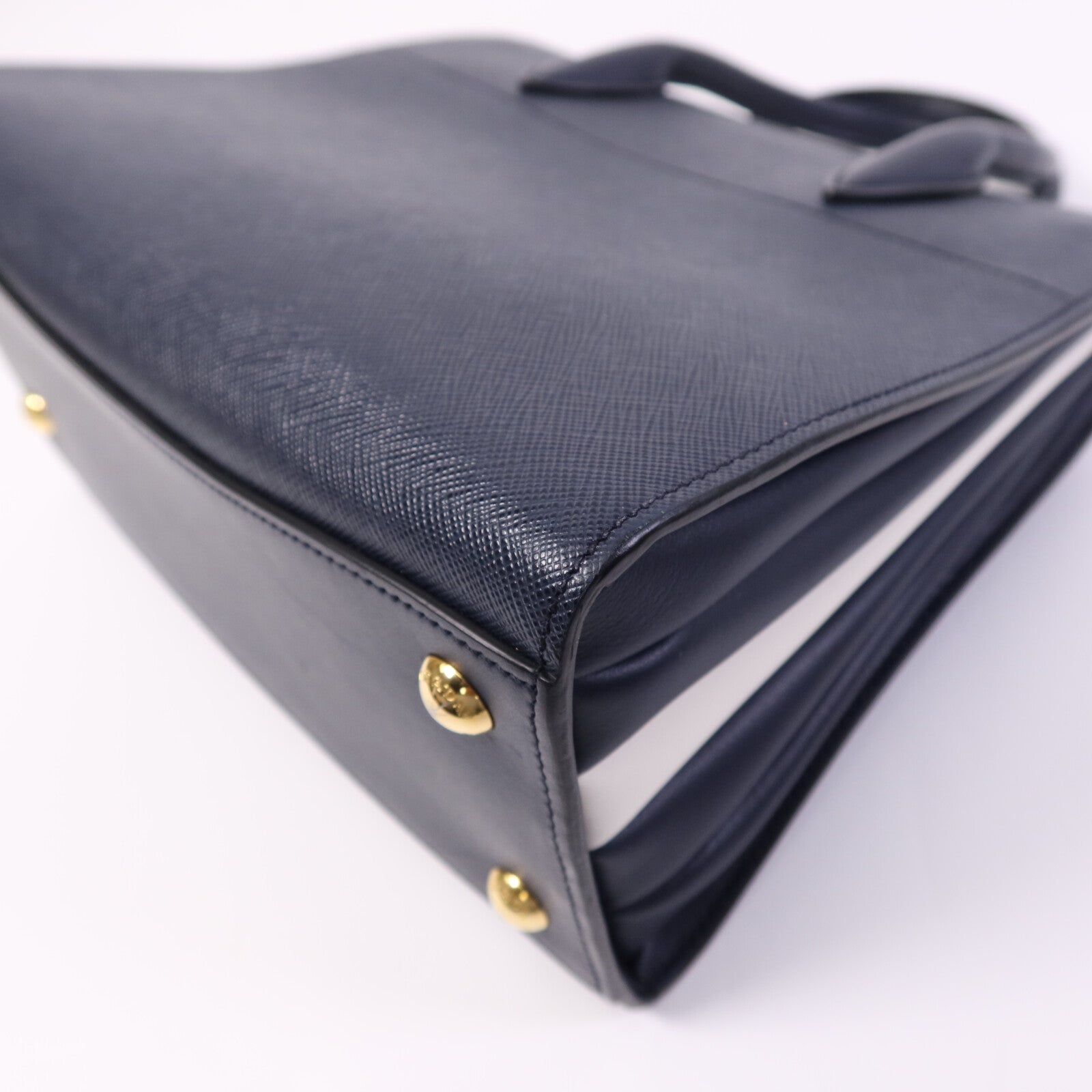 PRADA 牛皮皮革2 Way Shoulder Bag金扣手挽肩背兩用袋