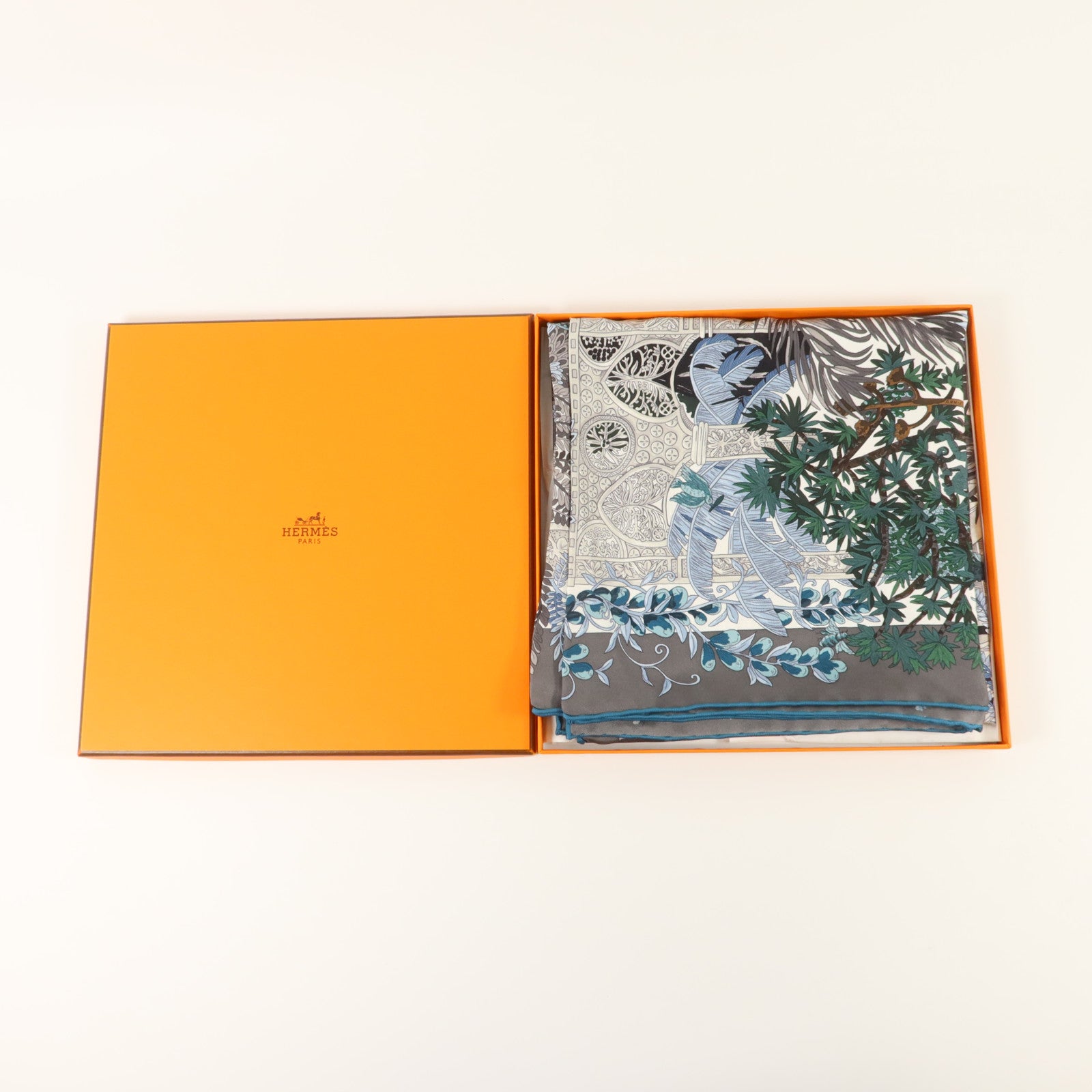 HERMES 絲質Scarf 90X90絲巾
