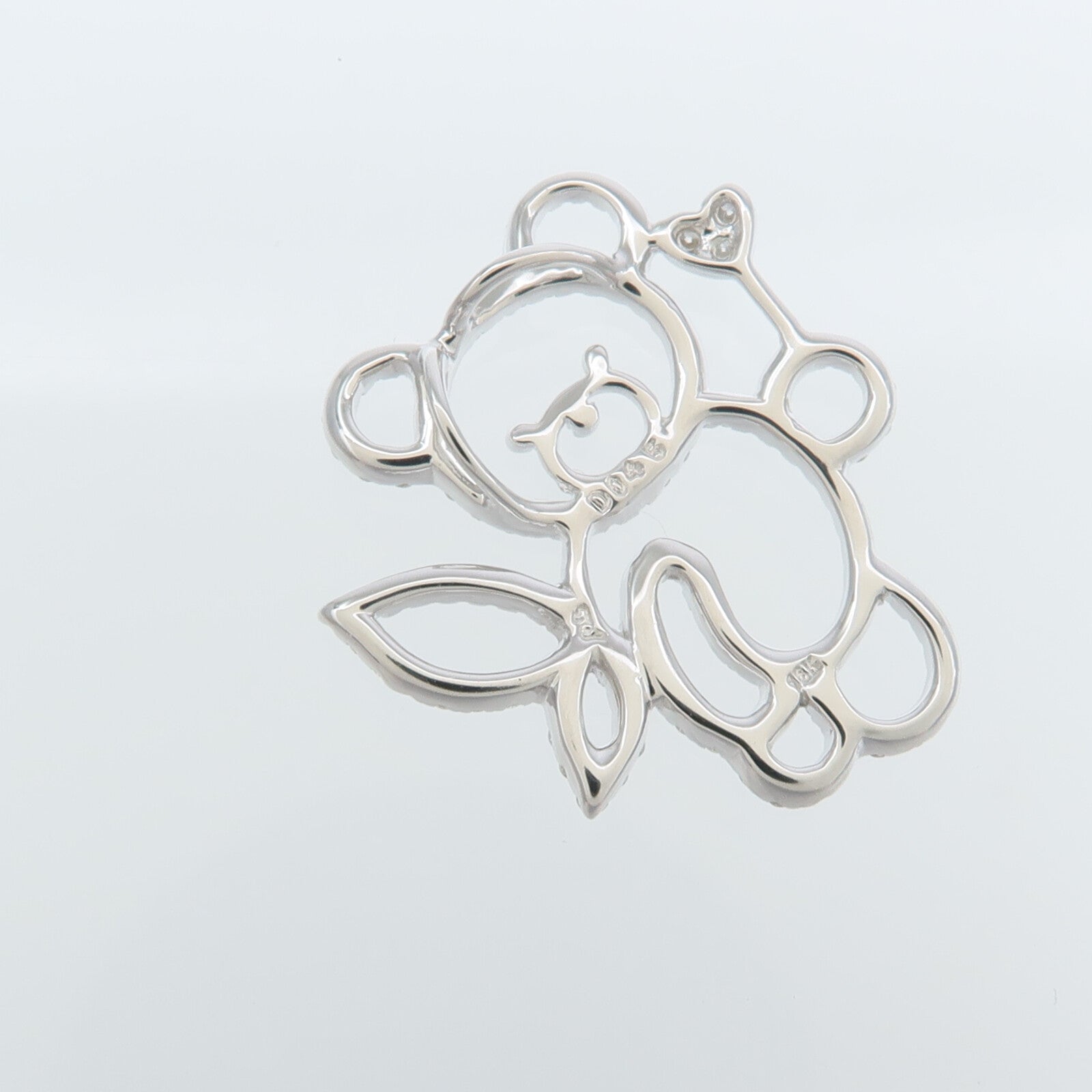 JEWELRY 18K白金Diamond Pendant鑽石吊墜