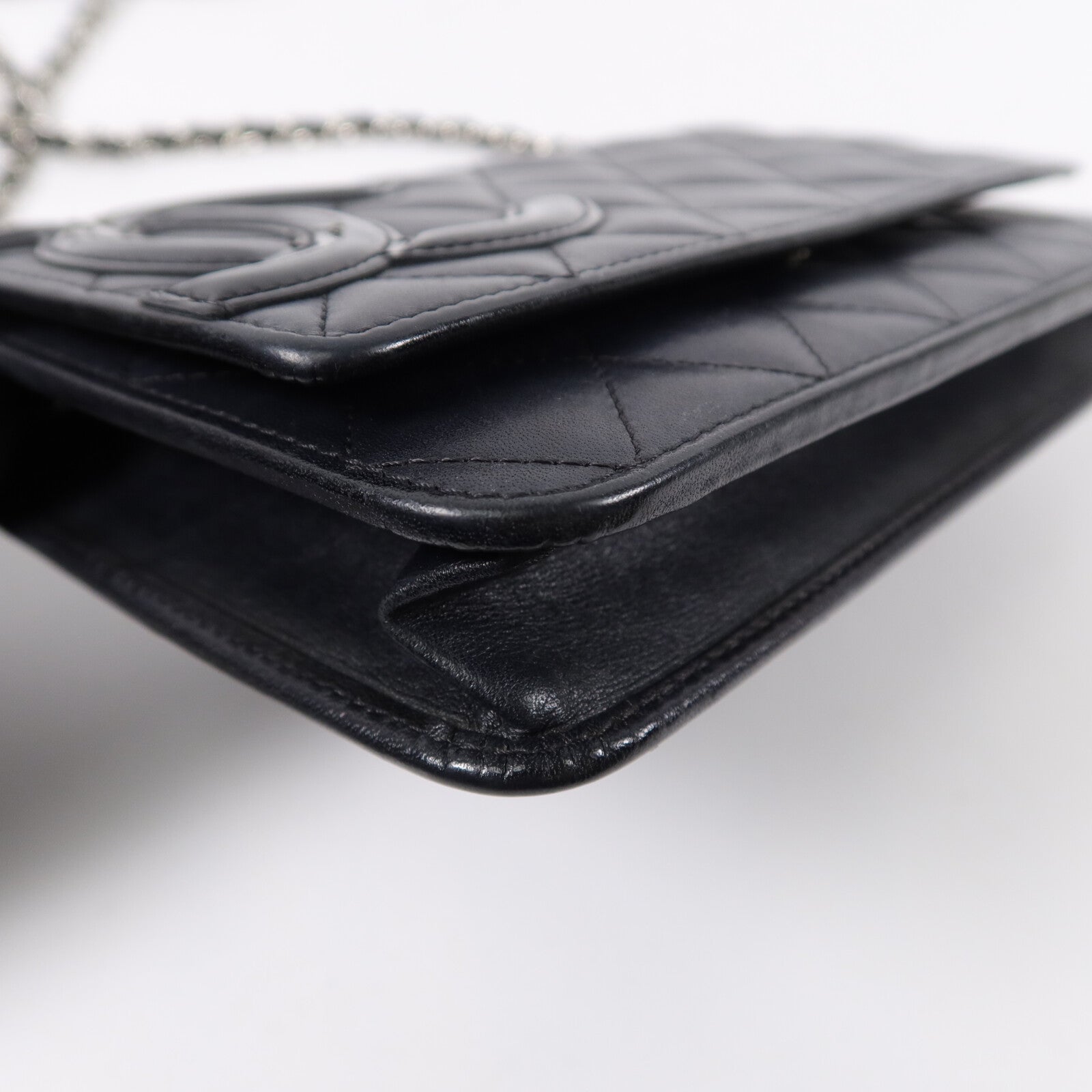 CHANEL 牛皮皮革Wallet On Chain鏈帶肩背袋