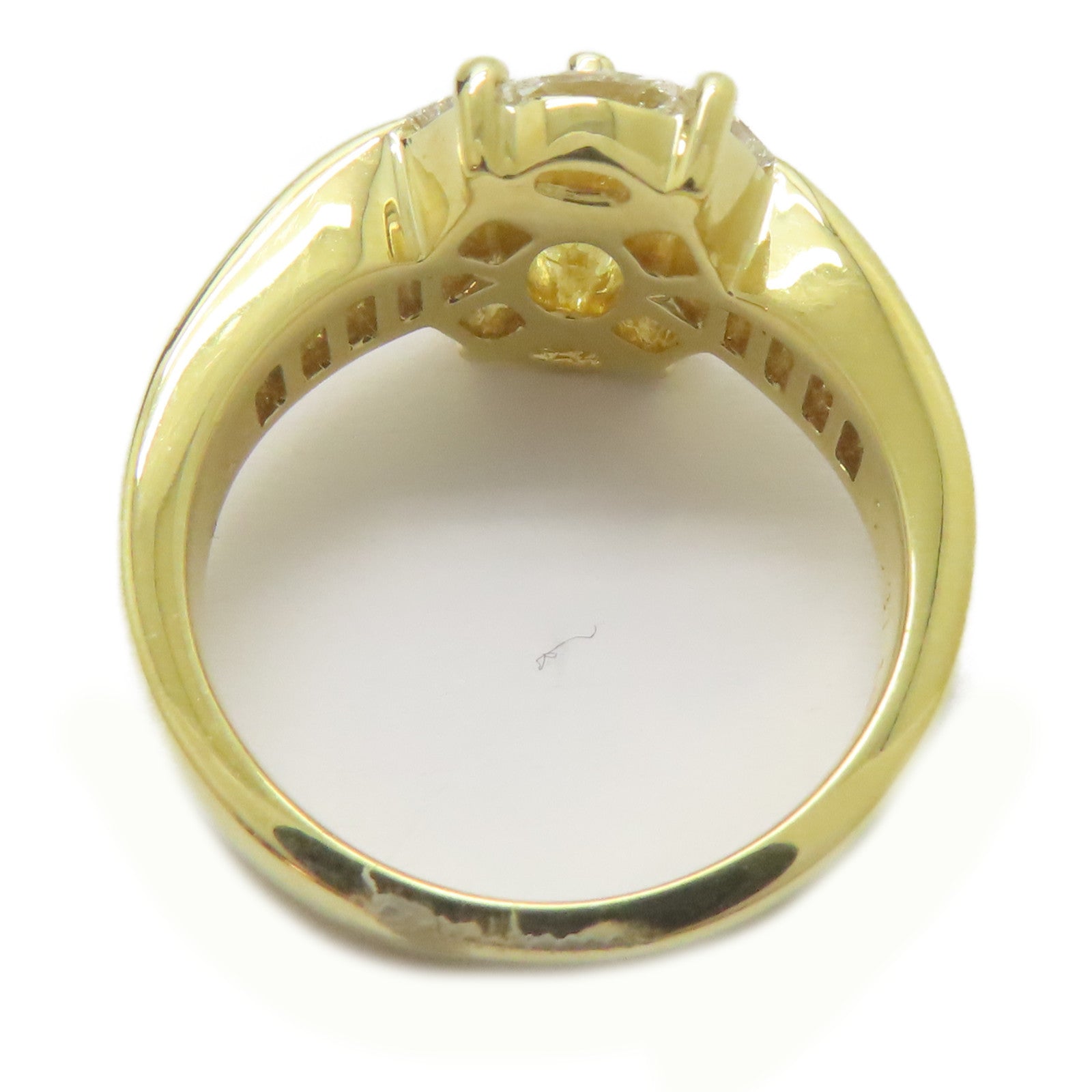 JEWELRY 【激減優惠】18K黃金Diamond Ring 0.531ct鑽石戒指US#6.25