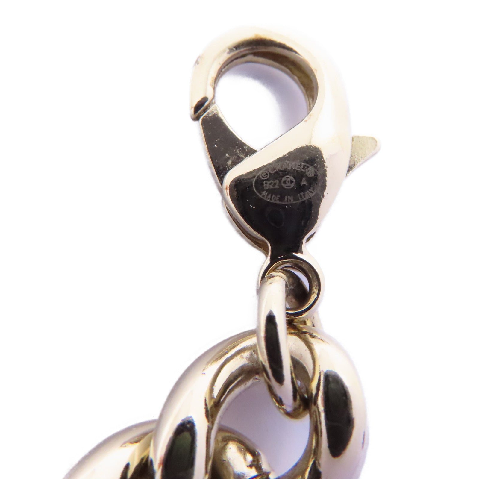 CHANEL 金屬Necklace項鍊黑色/金色