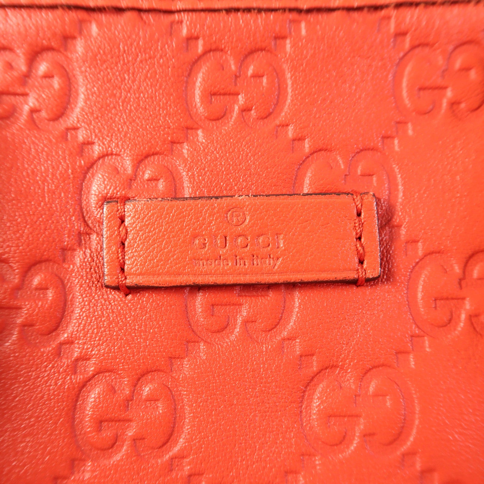 GUCCI 牛皮皮革Hand Bag金扣手挽袋