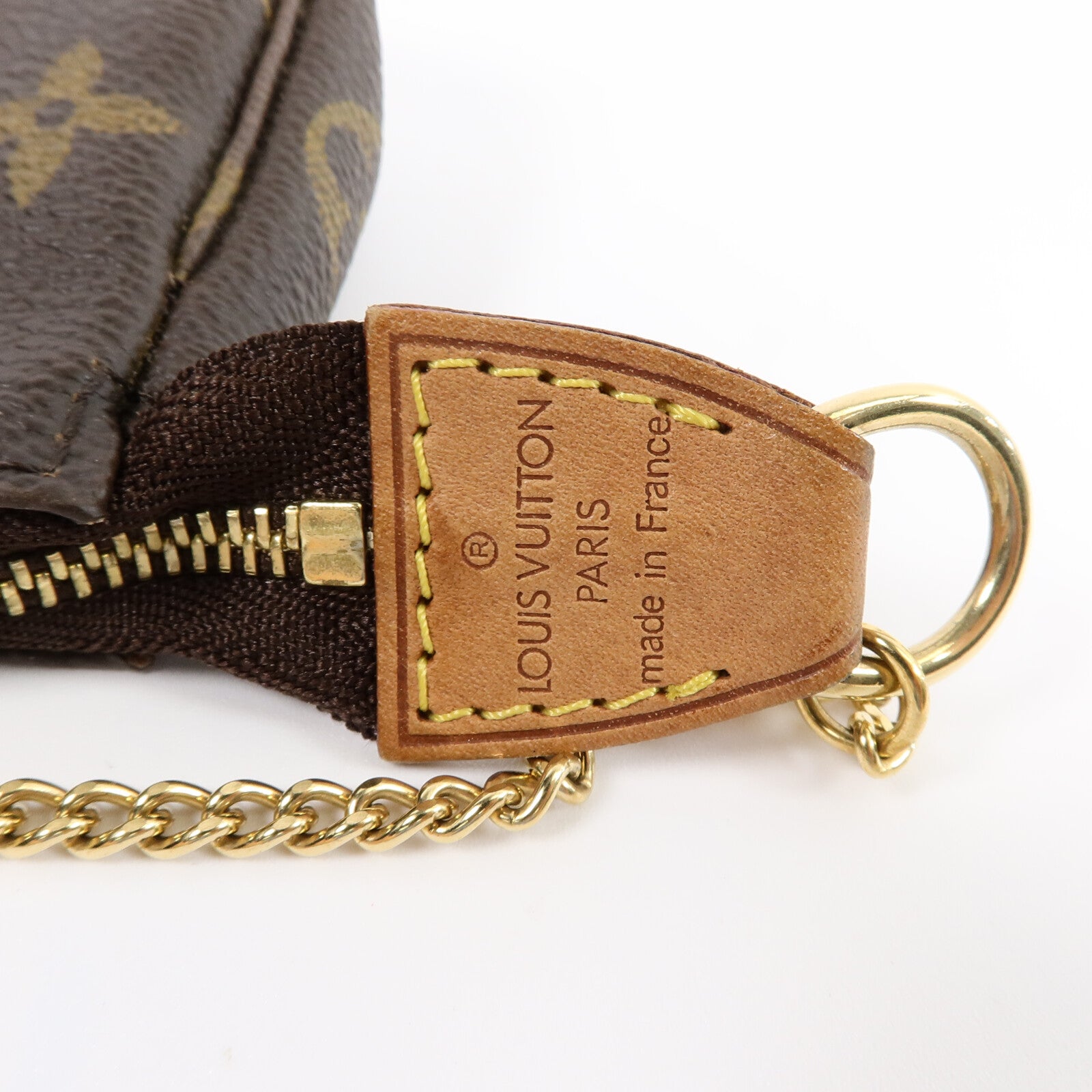 LOUIS VUITTON Monogram Mini Pochette Accessoires金扣手挽袋