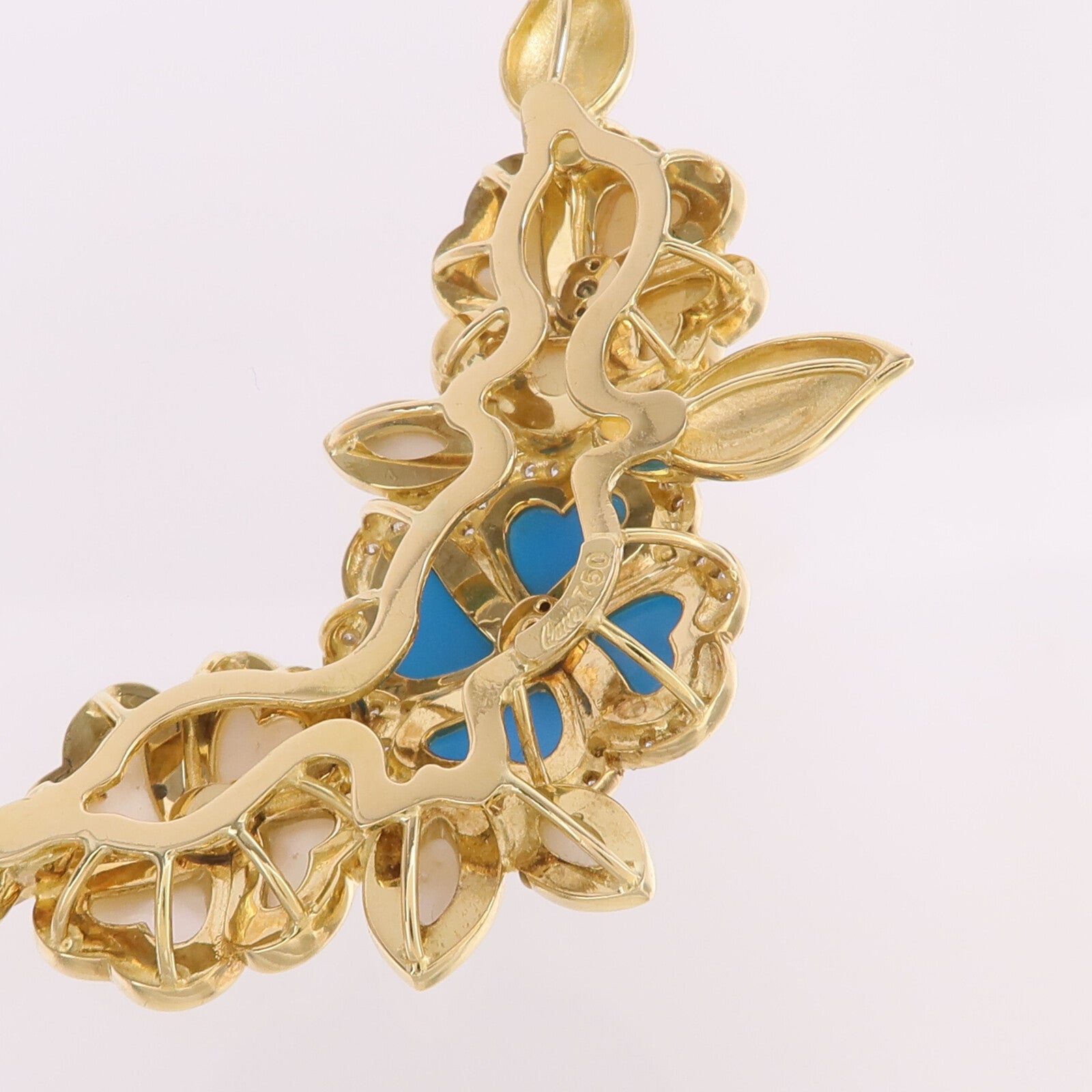 JEWELRY 18K黃金Turquoise Necklace綠松石項鍊
