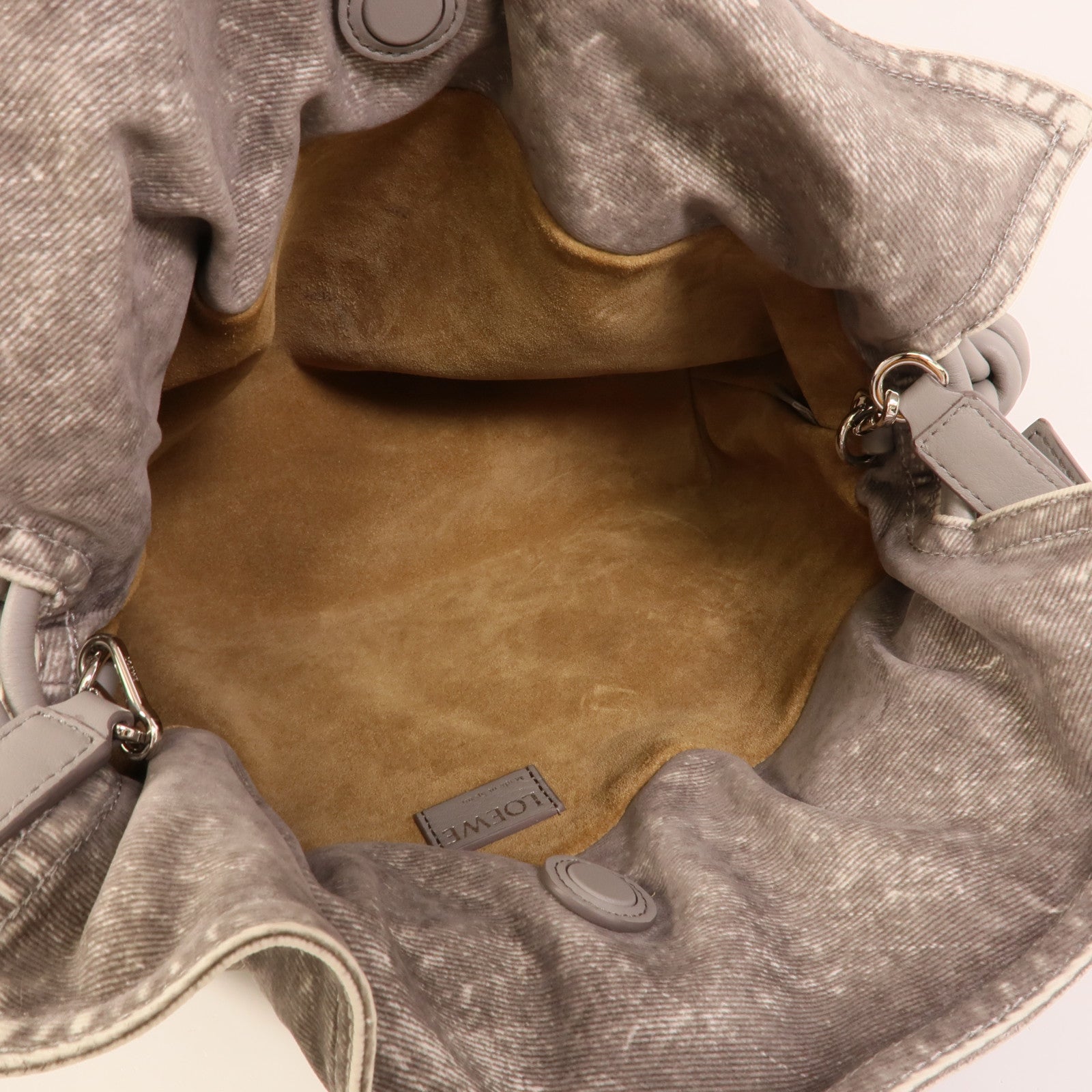 LOEWE 牛仔布Flamenco Medium肩背袋