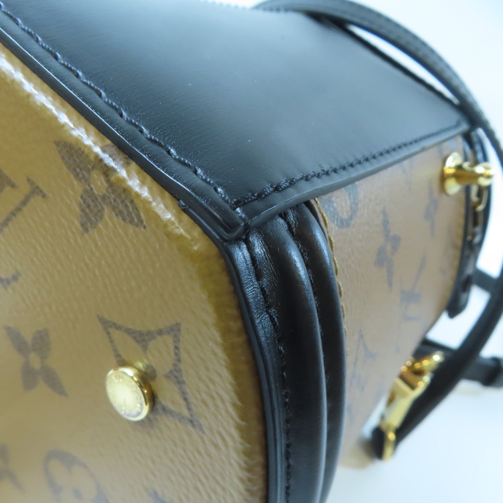 LOUIS VUITTON 【激減優惠】Monogram Cannes金扣手挽肩背兩用袋啡色