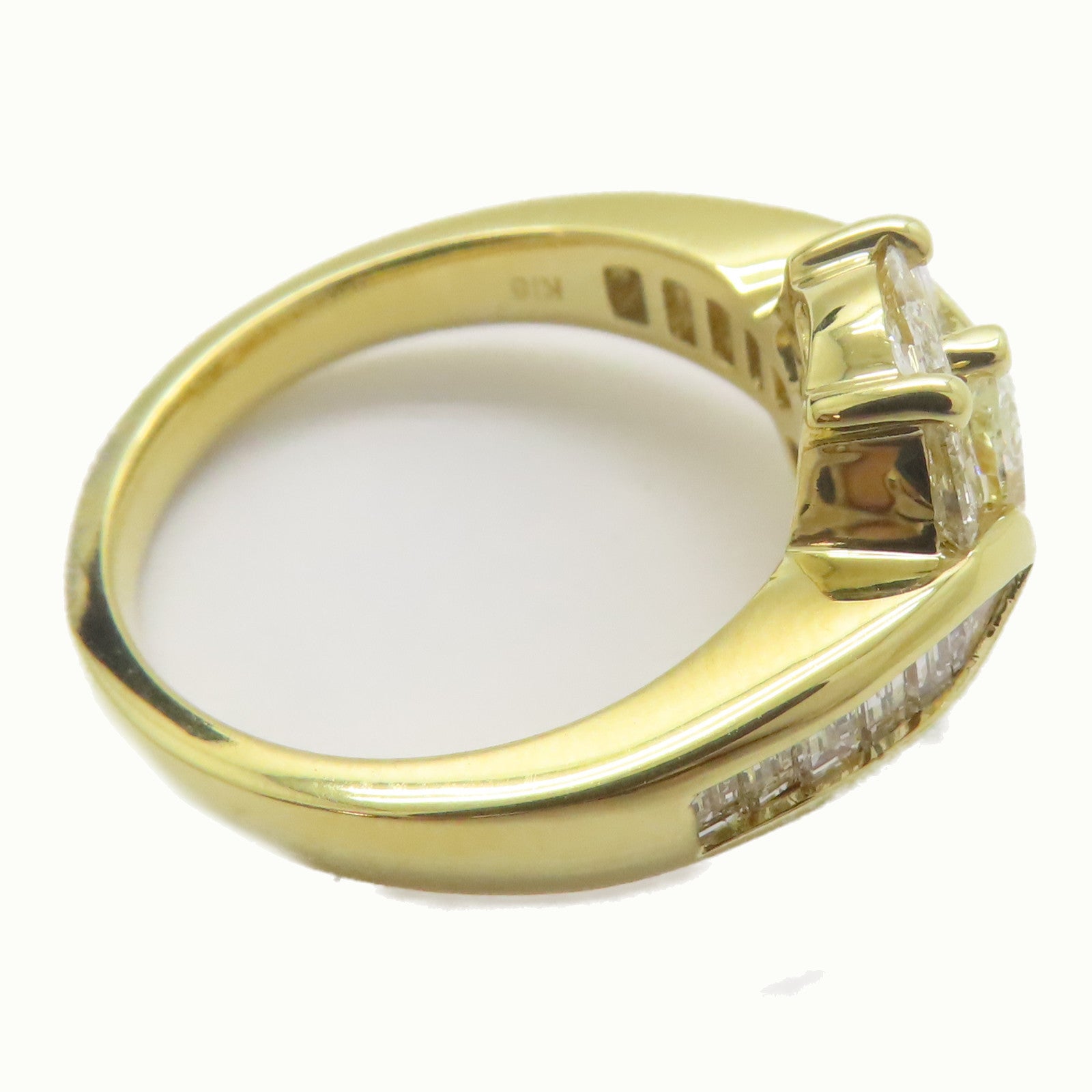 JEWELRY 【激減優惠】18K黃金Diamond Ring 0.531ct鑽石戒指US#6.25