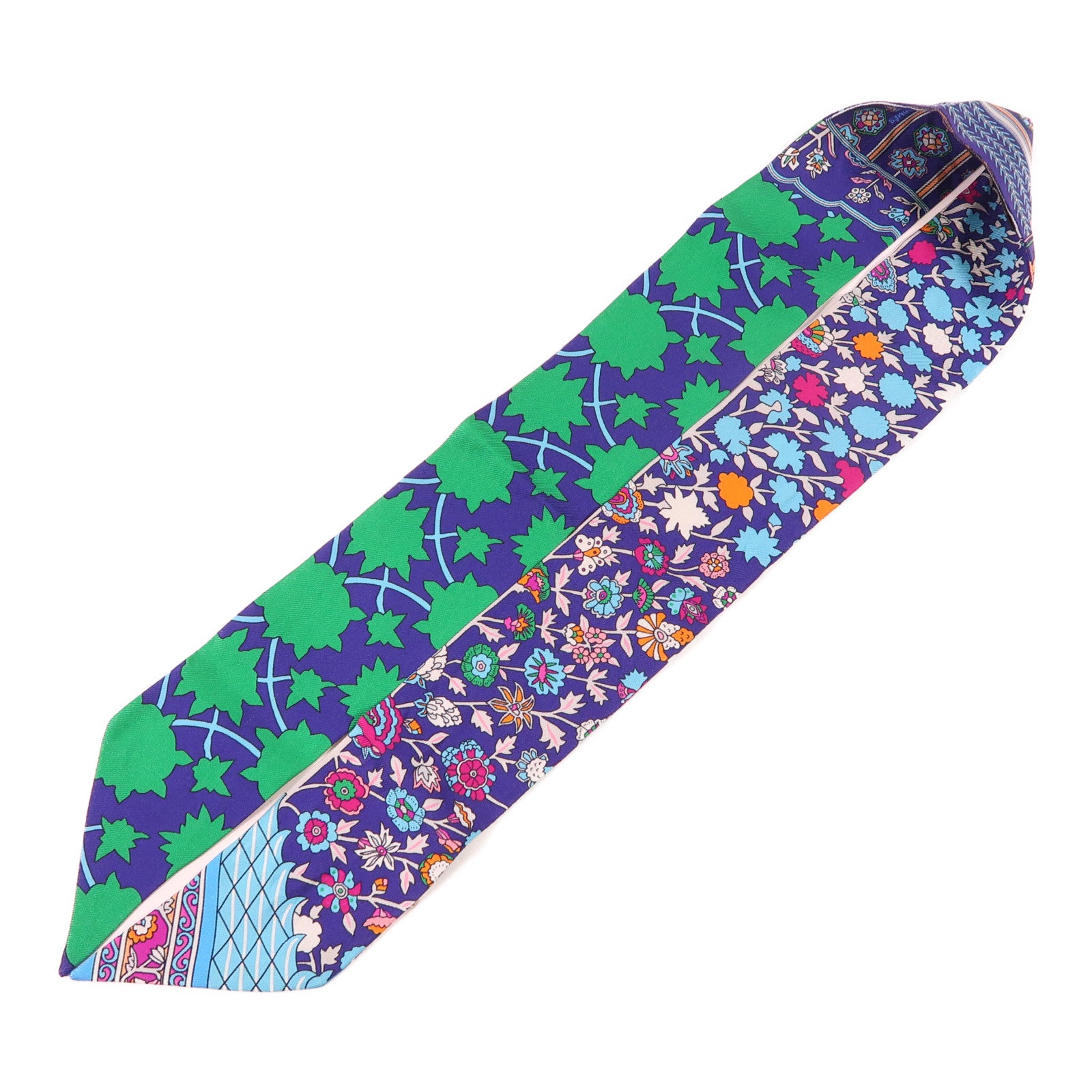 HERMES Twilly Scarf Silk Multicolor