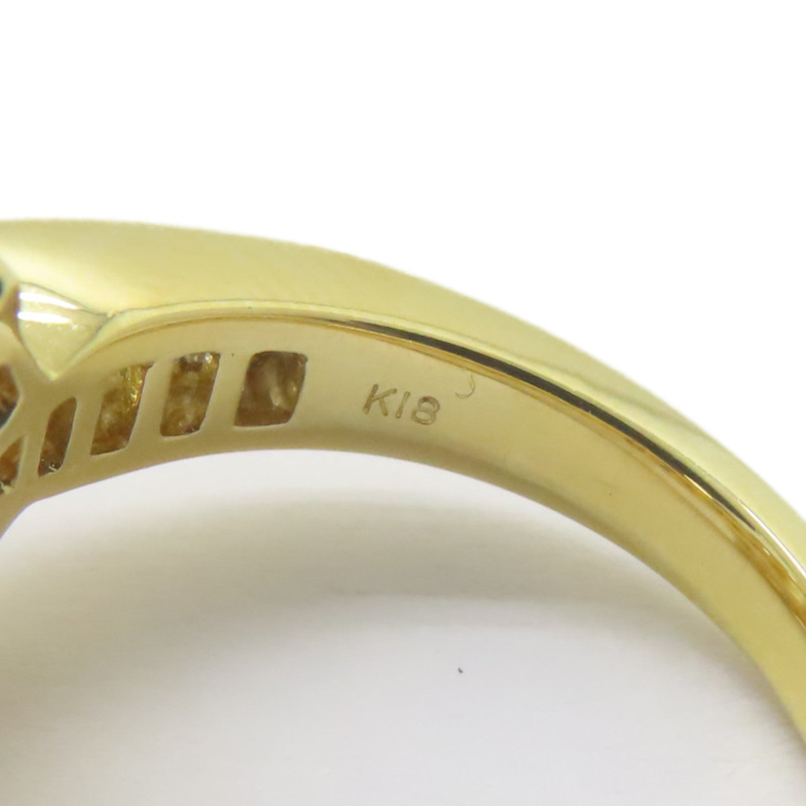 JEWELRY 【激減優惠】18K黃金Diamond Ring 0.531ct鑽石戒指US#6.25