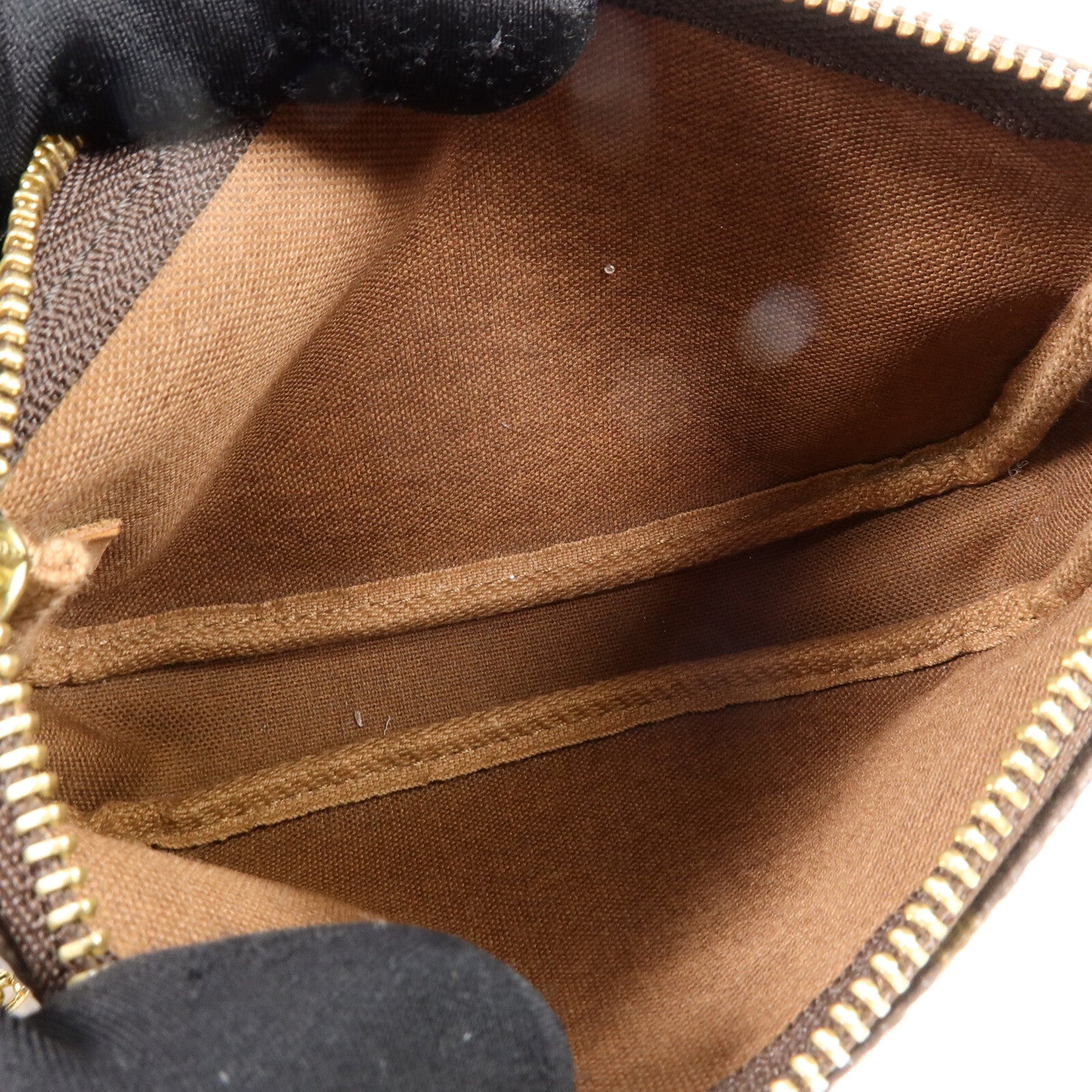 LOUIS VUITTON Monogram Mini Pochette Accessoires金扣手挽袋