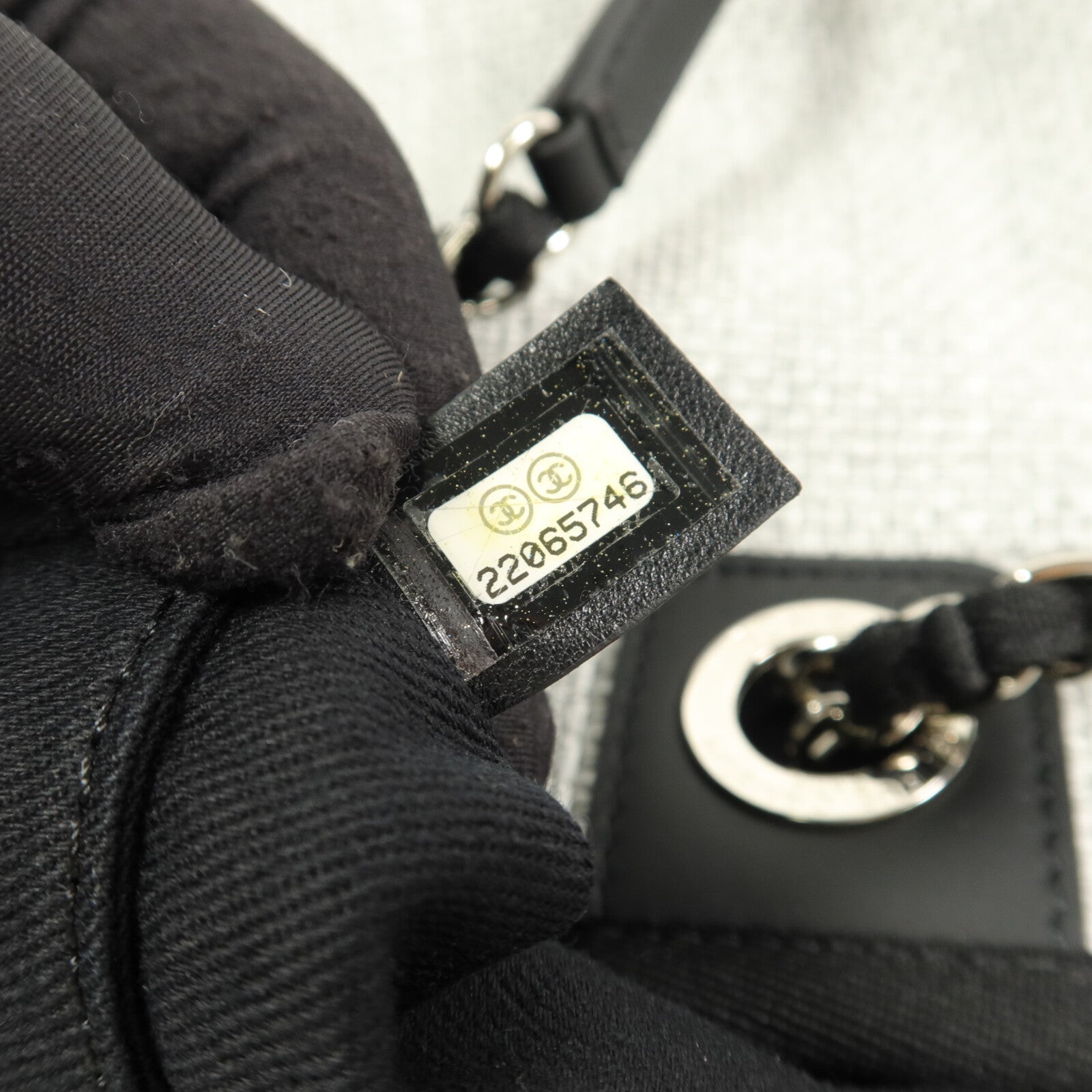 CHANEL Raffia Deauville Medium Tote手挽袋