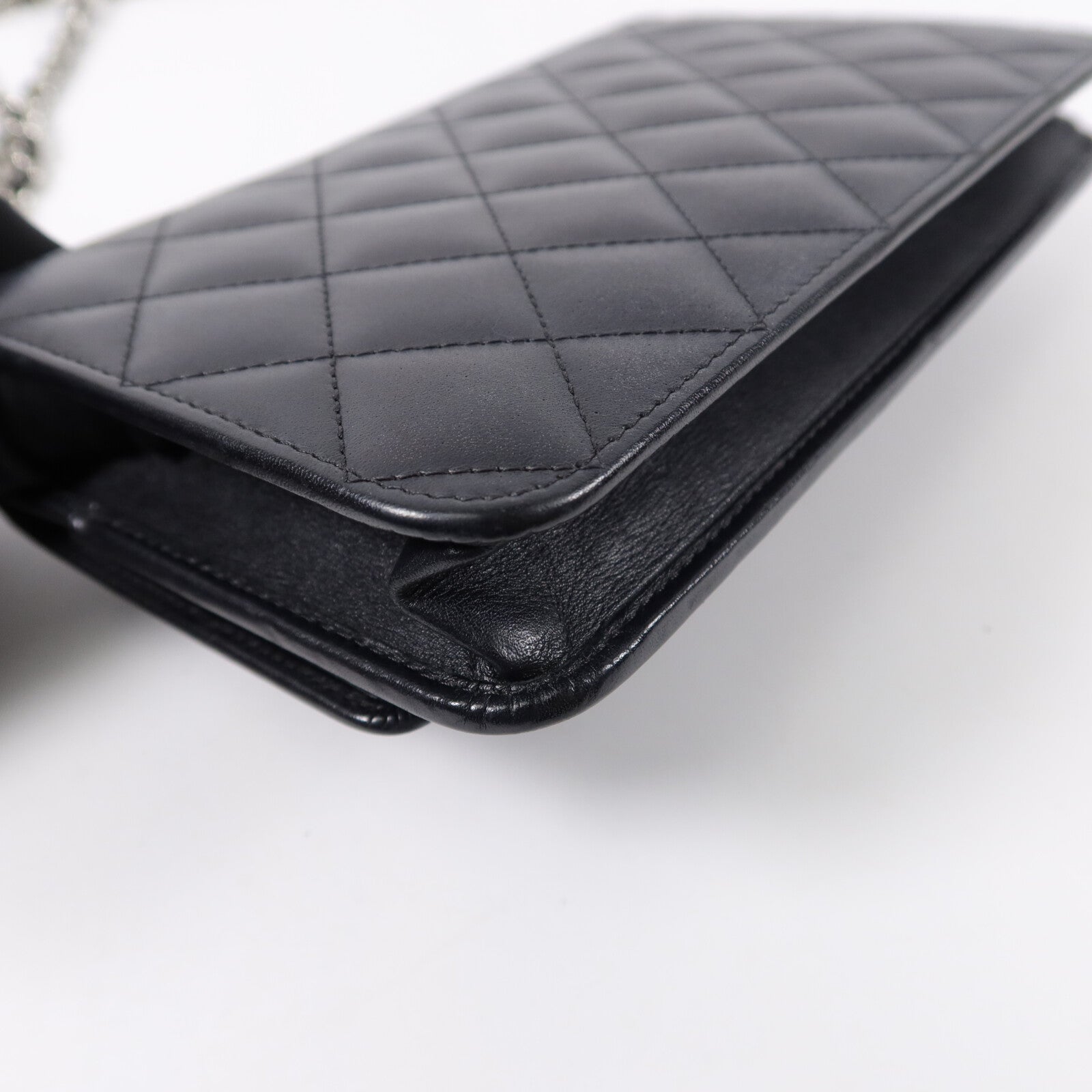 CHANEL 牛皮皮革Wallet On Chain鏈帶肩背袋