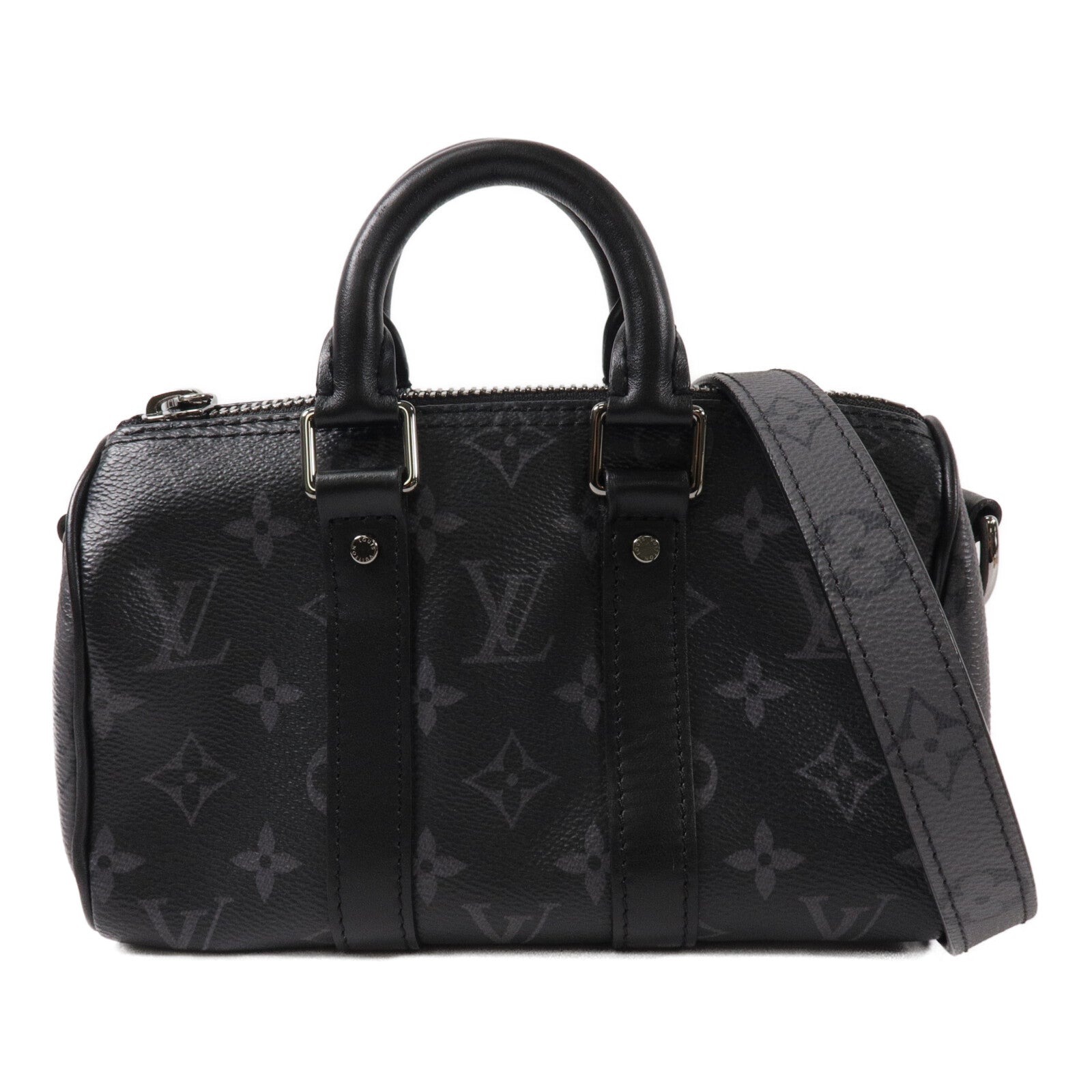 LOUIS VUITTON Monogram Eclipse Keepall XS手挽肩背兩用袋