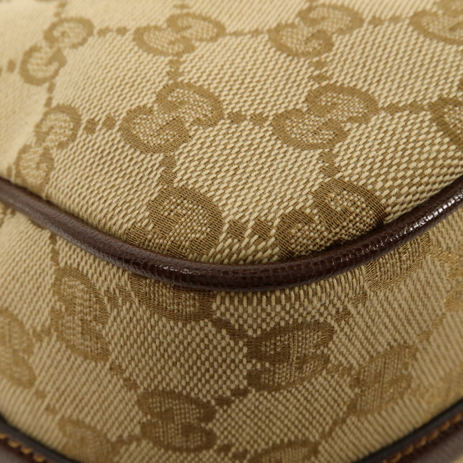 GUCCI 帆布Half Horsebit Medium肩背袋