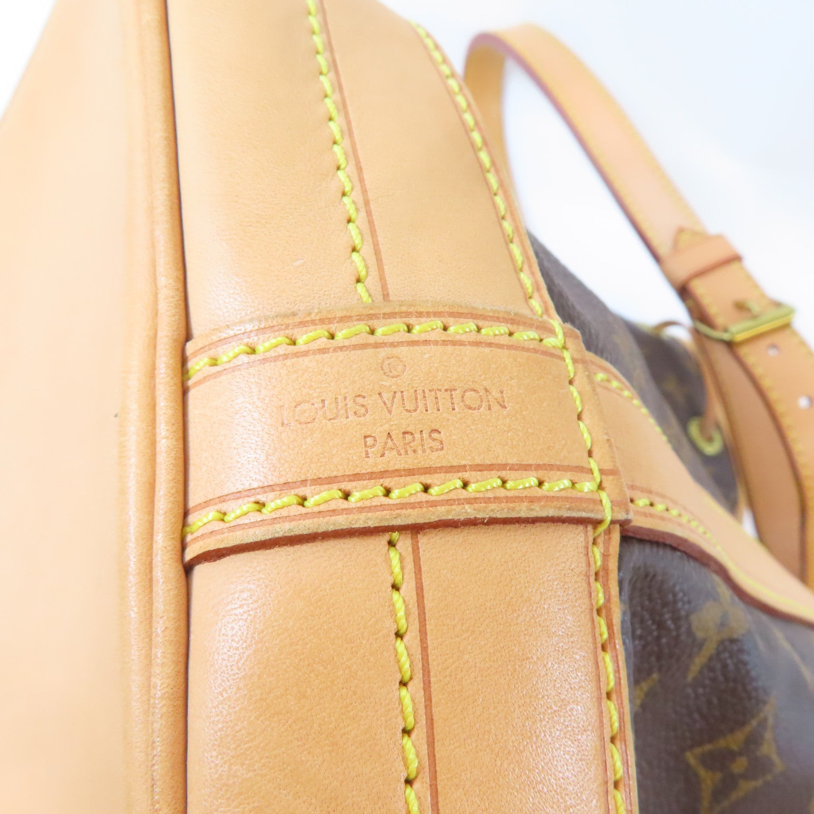 LOUIS VUITTON 【激減優惠】Monogram Noe GM金扣肩背袋啡色