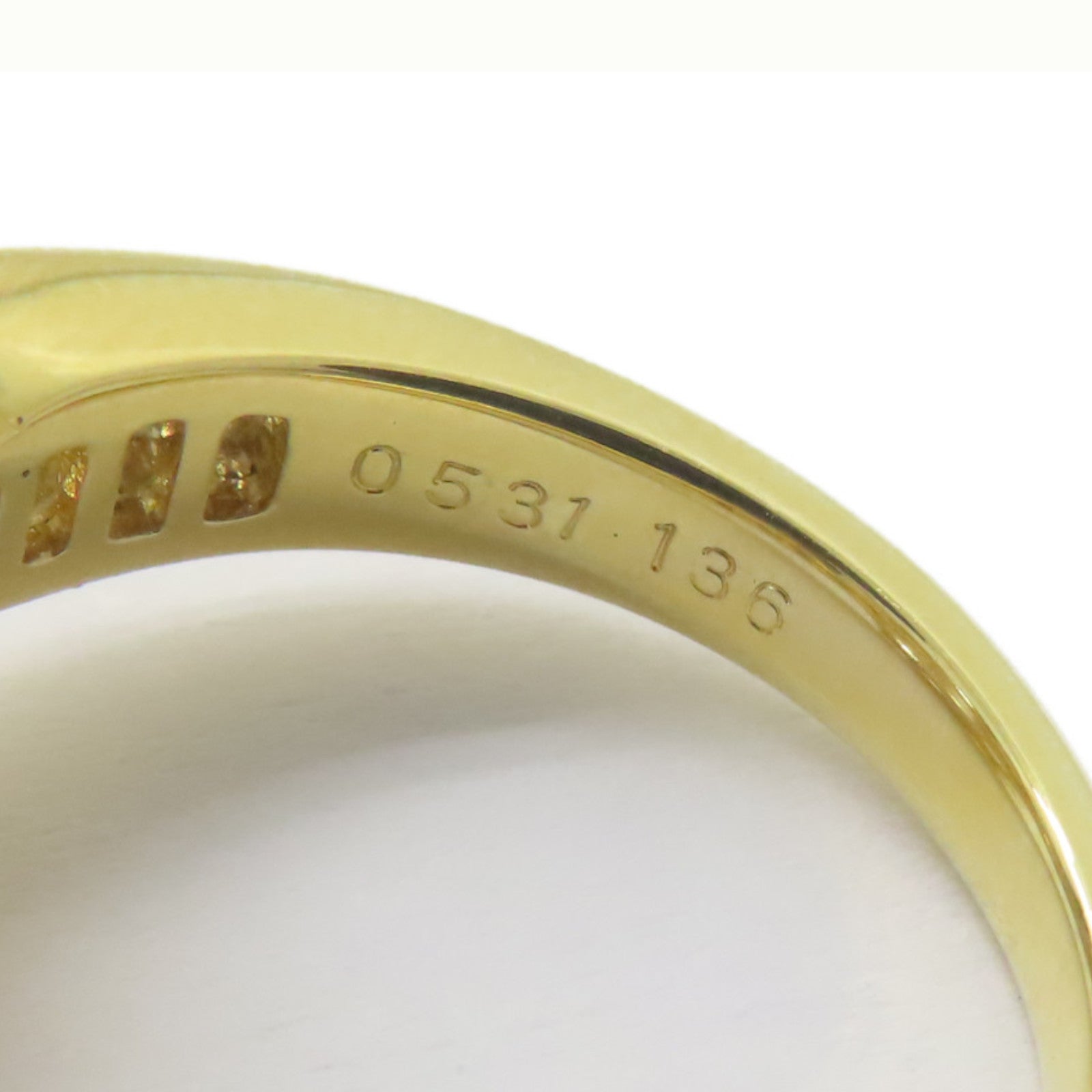 JEWELRY 【激減優惠】18K黃金Diamond Ring 0.531ct鑽石戒指US#6.25