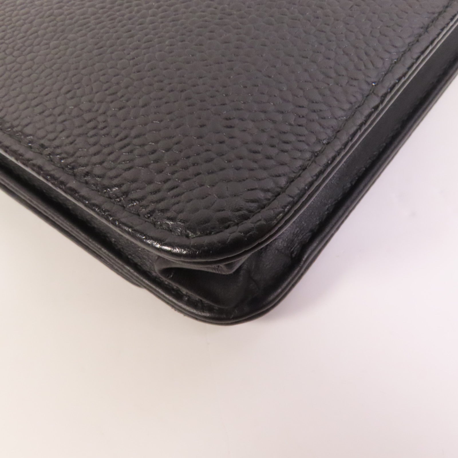 CHANEL 牛皮皮革WOC Wallet On Chain鏈帶肩背袋