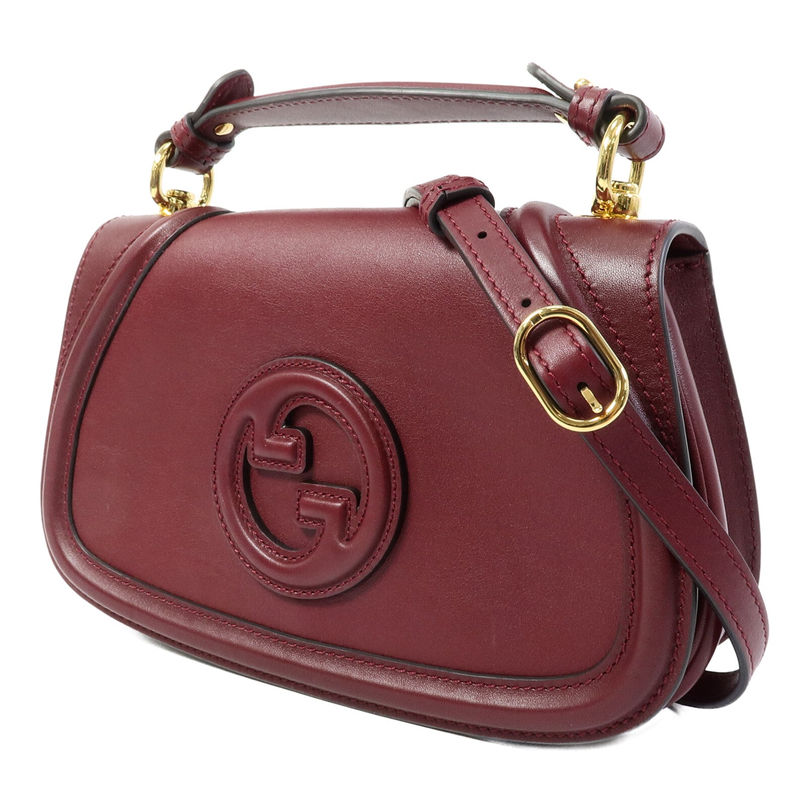 GUCCI 牛皮皮革Medium Blondie手挽肩背兩用袋