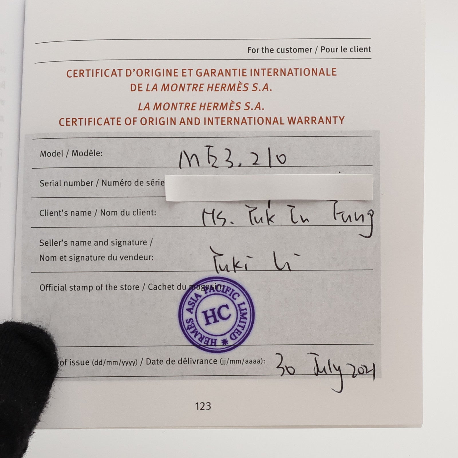 HERMES Medor Watch ME3.210