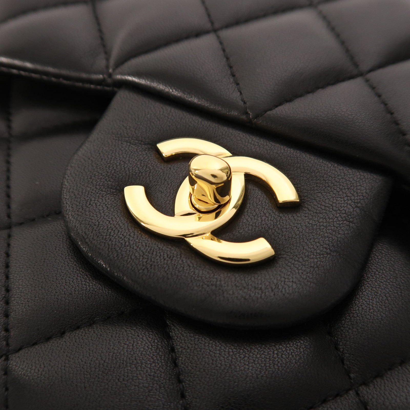 CHANEL 羊皮皮革Large Classic金扣鏈帶肩背袋