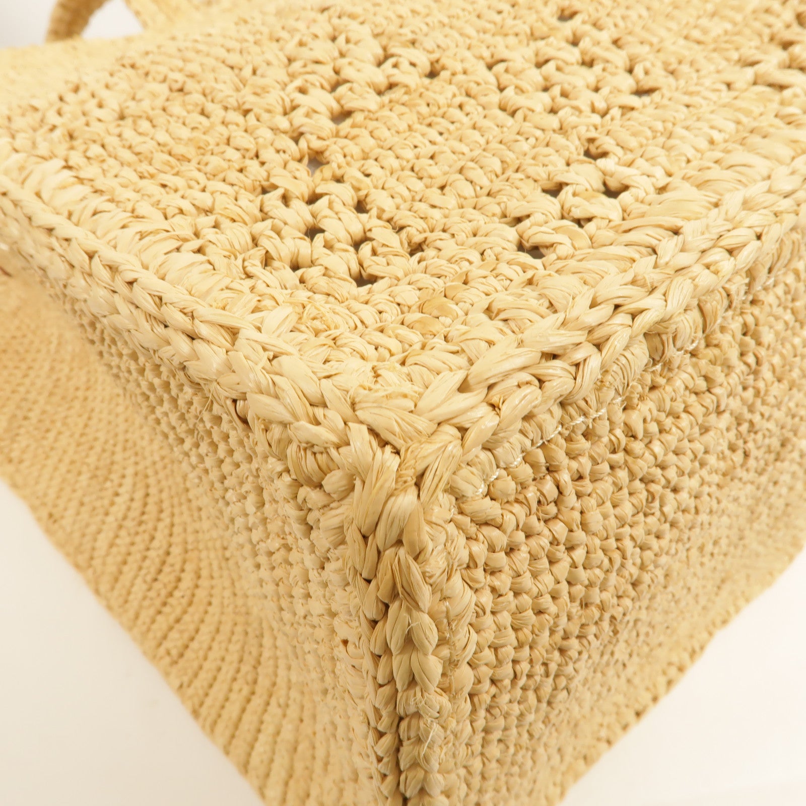 LOUIS VUITTON Raffia Summer Shopper Tote MM肩背袋