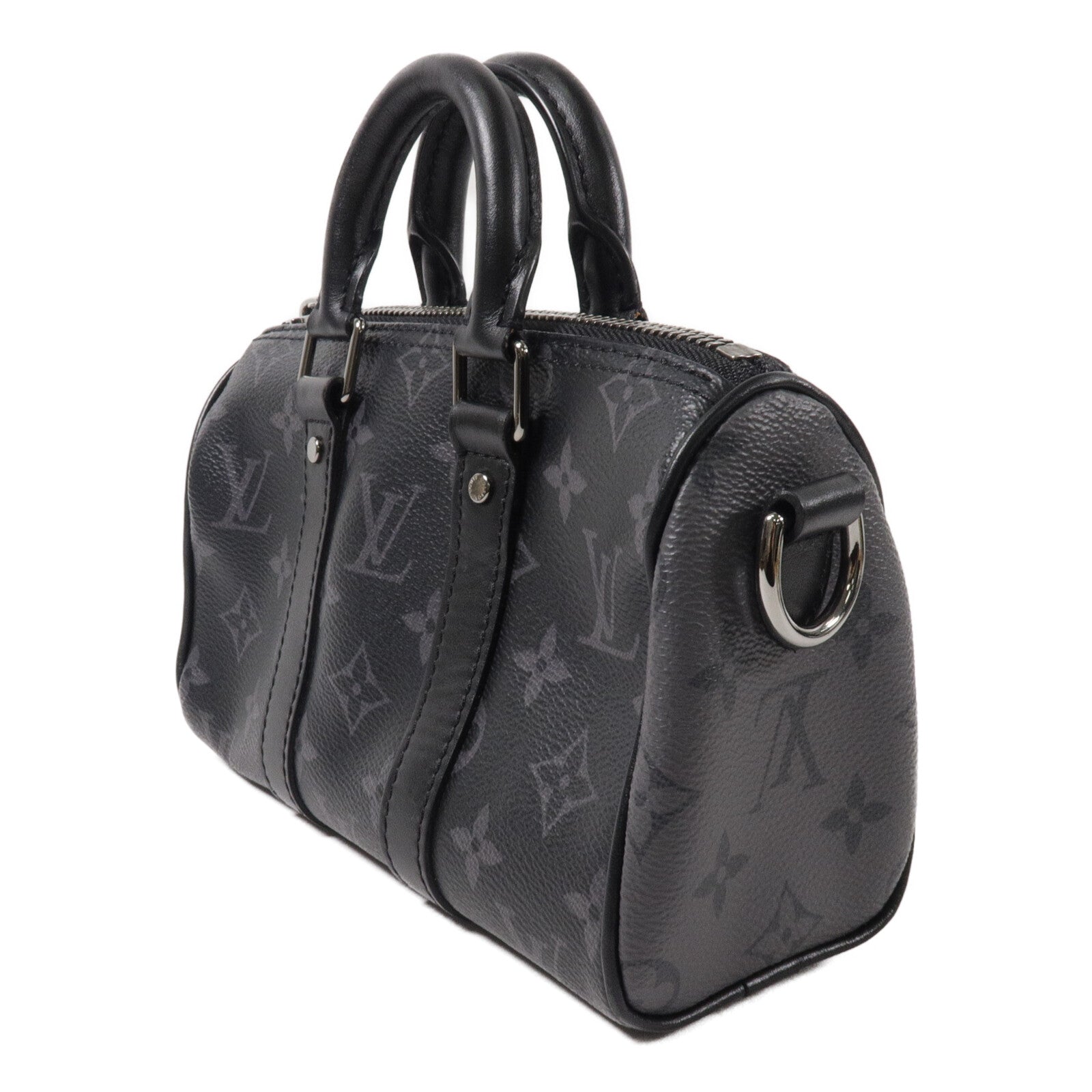 LOUIS VUITTON Monogram Eclipse Keepall XS手挽肩背兩用袋